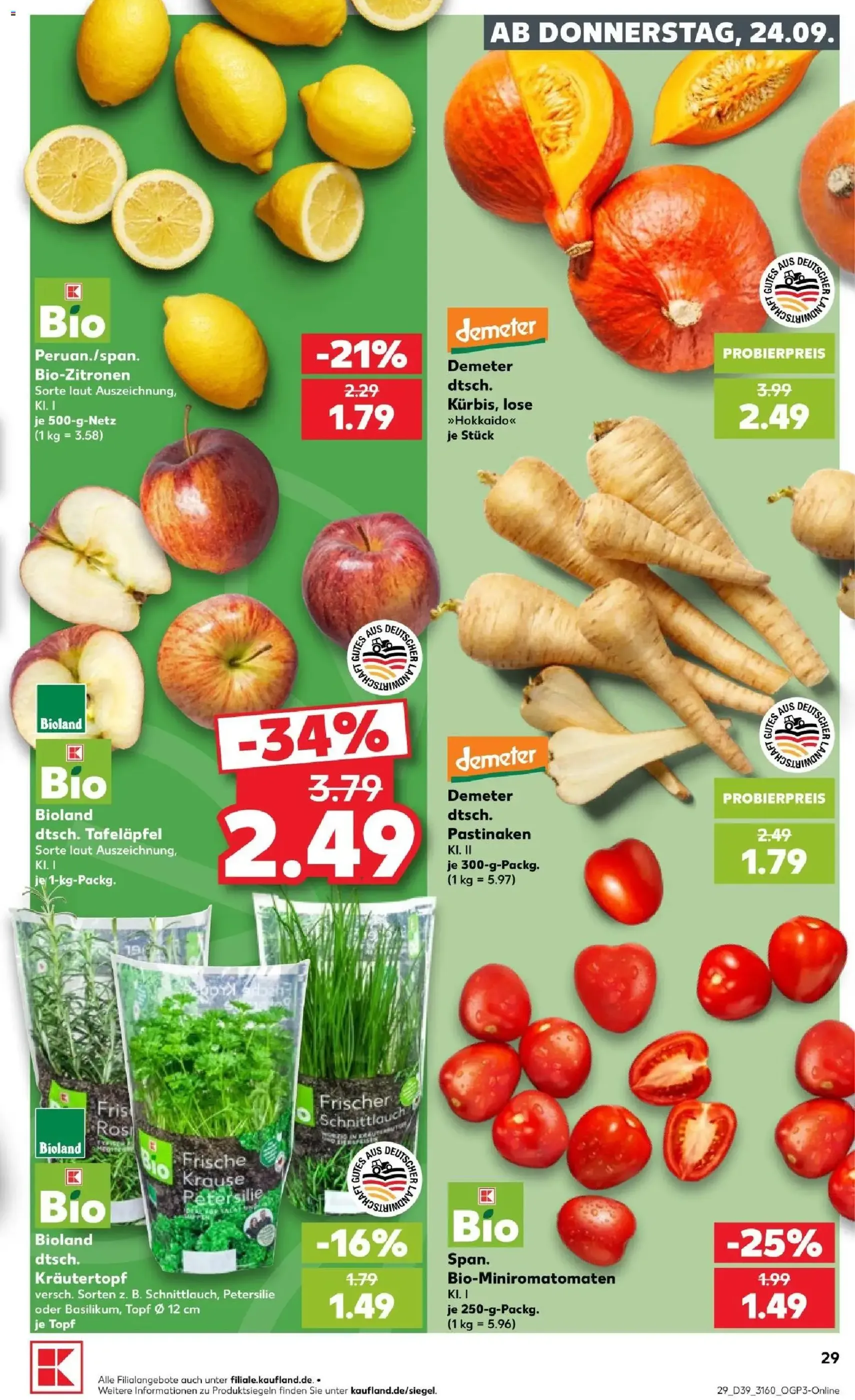 Kaufland Prospekt - Gültiger Prospekt ab 24.09.2026, Seite 29 von insgesamt 72
