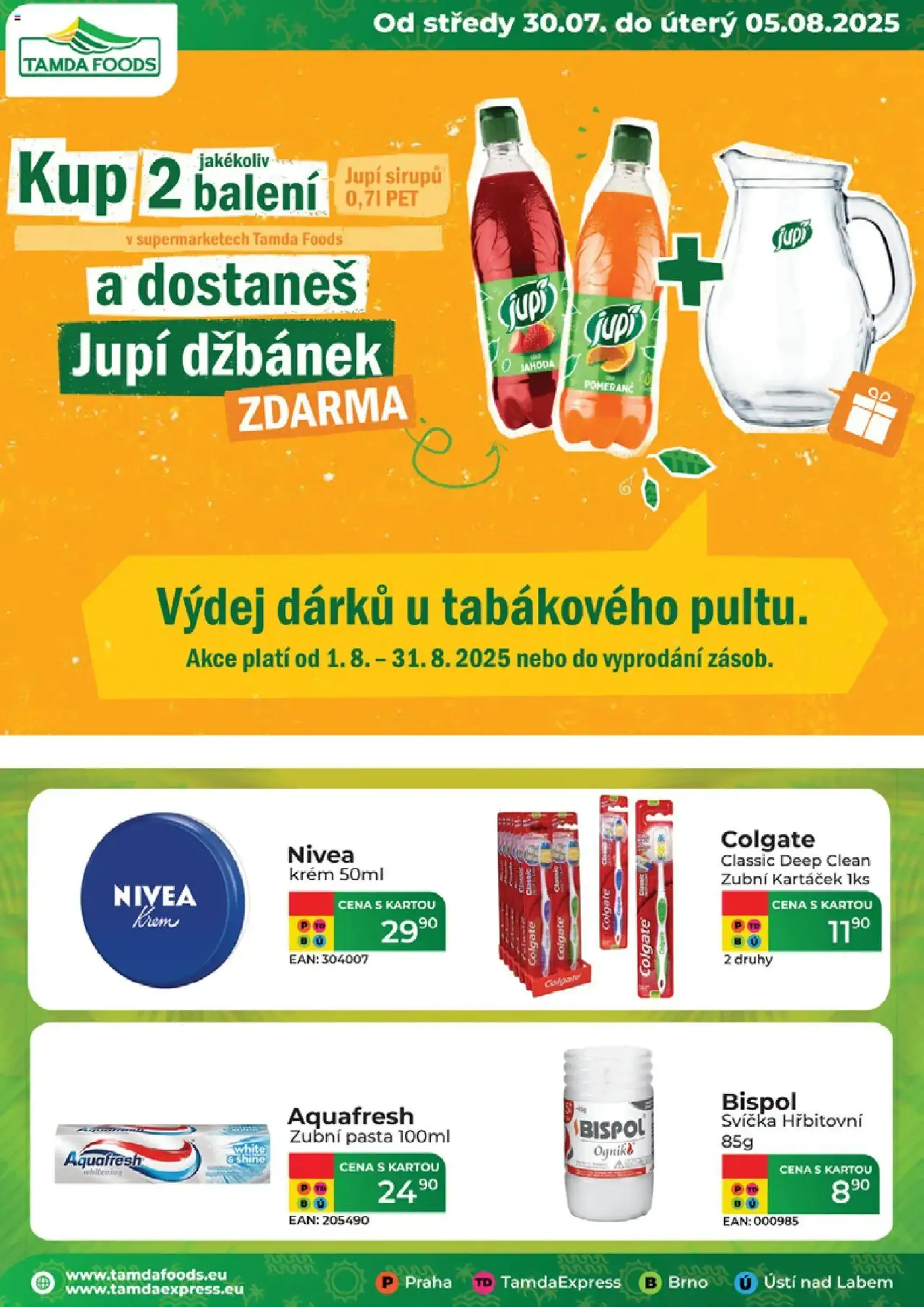 Tamda Foods leták - platný leták od 30.07.2025 strana 1 z 52