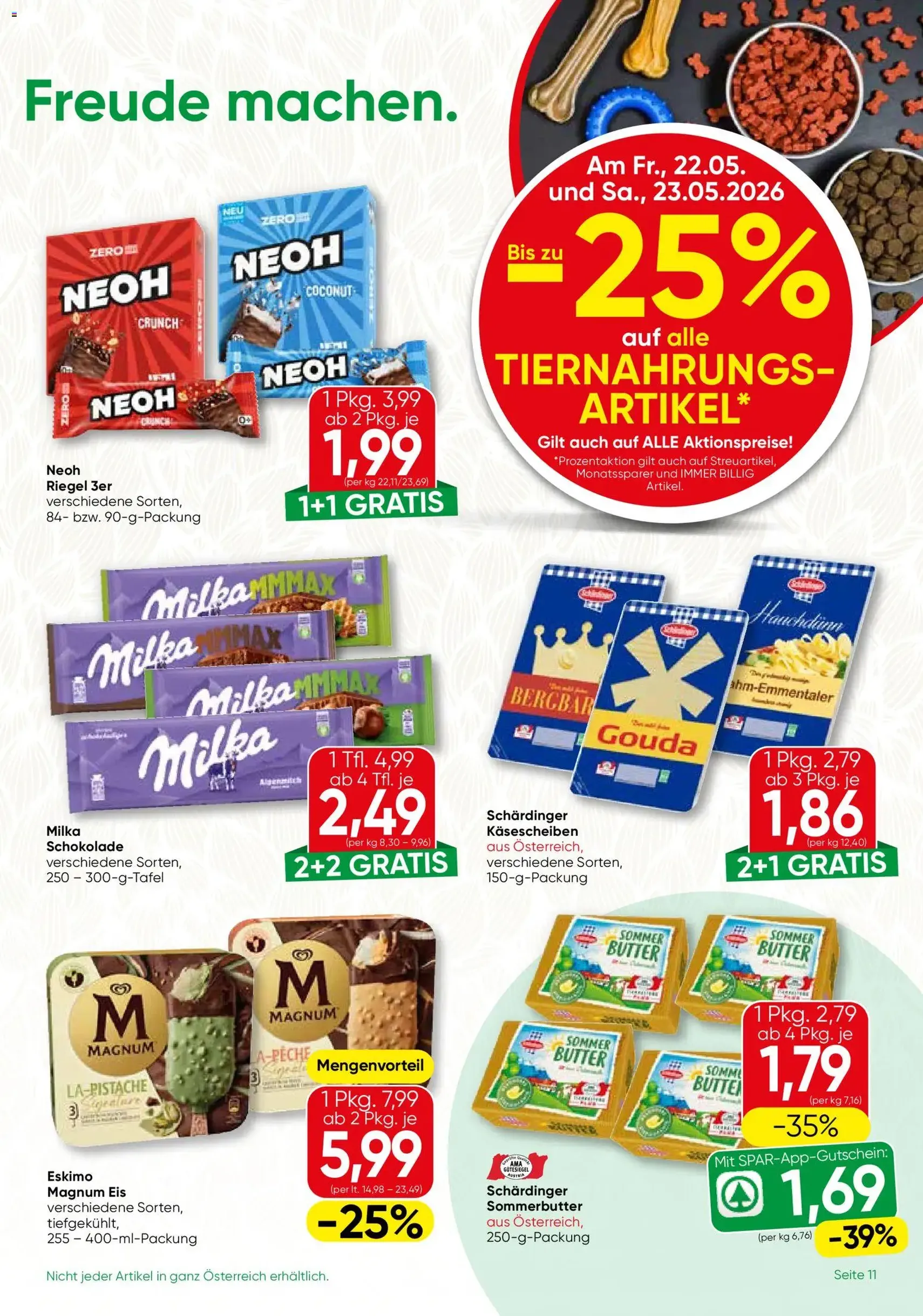 SPAR Gourmet Flugblatt - Gültiger Prospekt ab 21.05.2026, Seite 11 von insgesamt 12