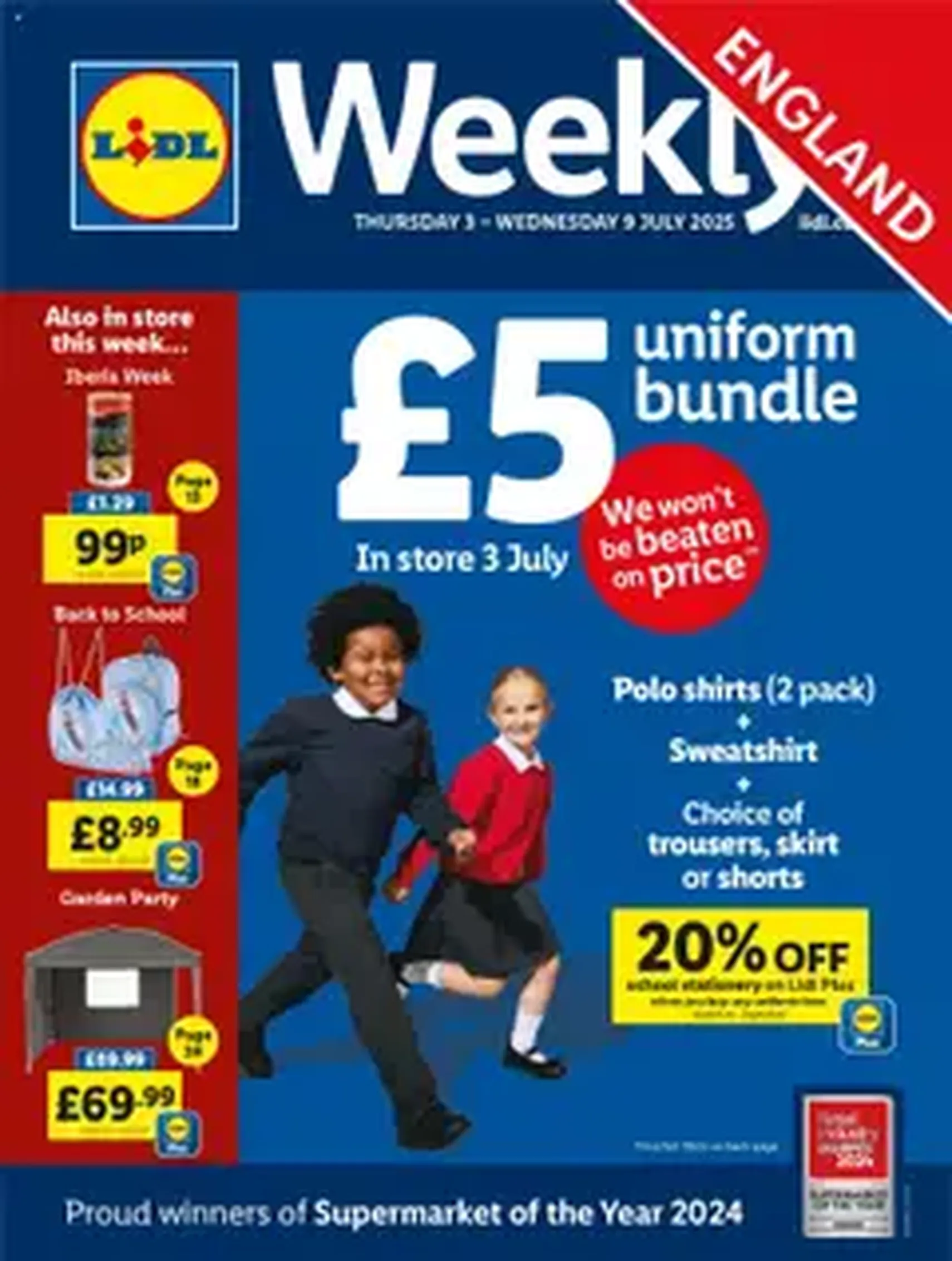 Lidl - Lidl Weekly - valid flyer from 03/07/2025, page 1 of 1