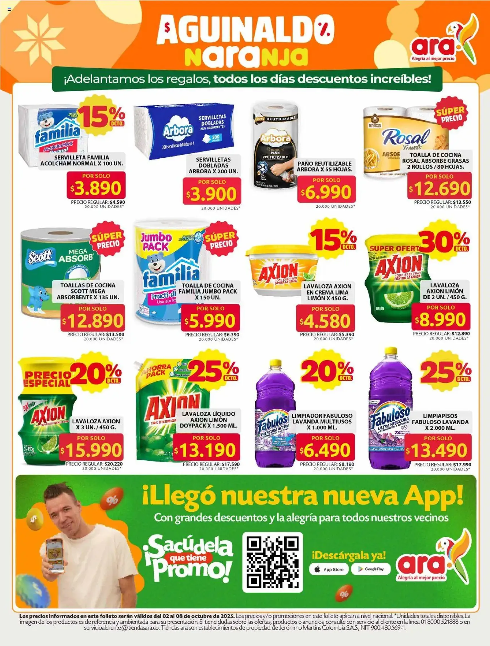 Ara - Ahorra con precios bajos y ofertas en la canasta familiar | ara - folleto válido desde 02/10/2025 página 6 de 11