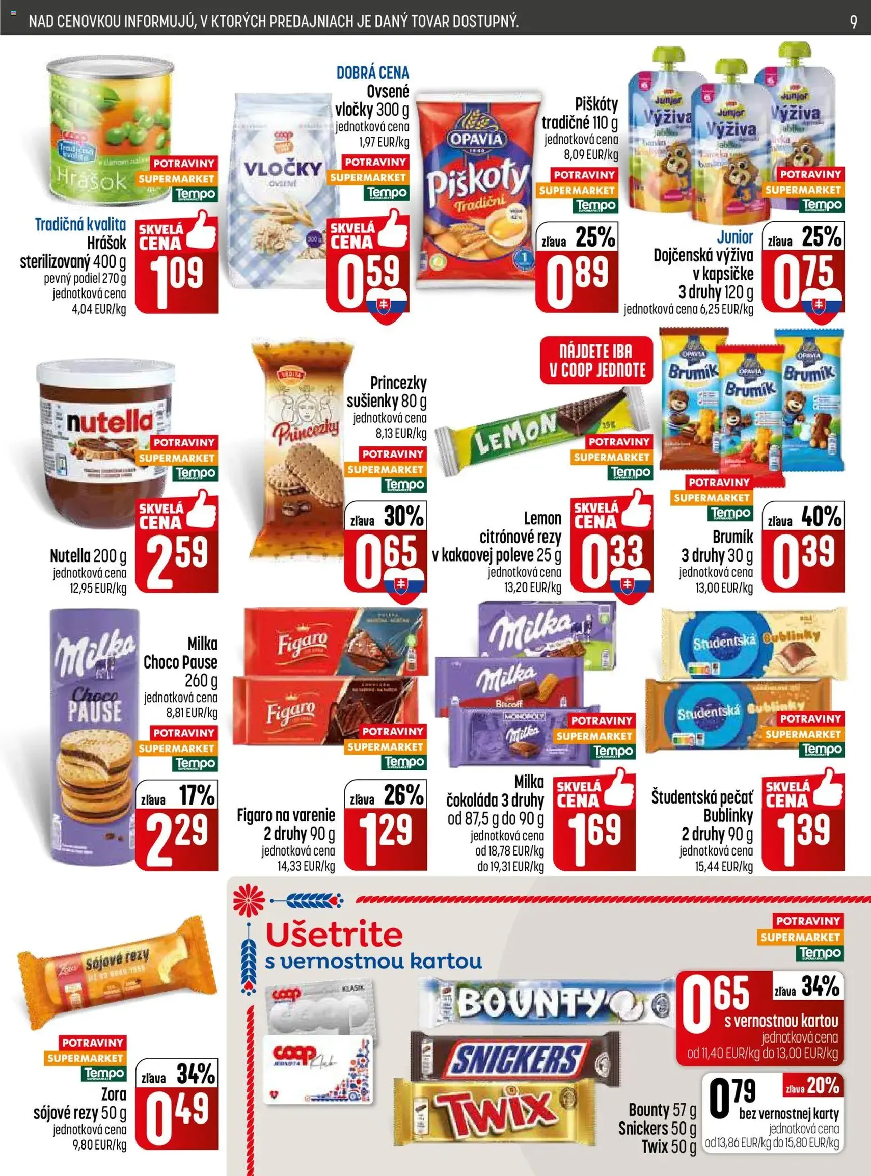 COOP Jednota leták - platný leták od 30.04.2026 strana 9 z 28