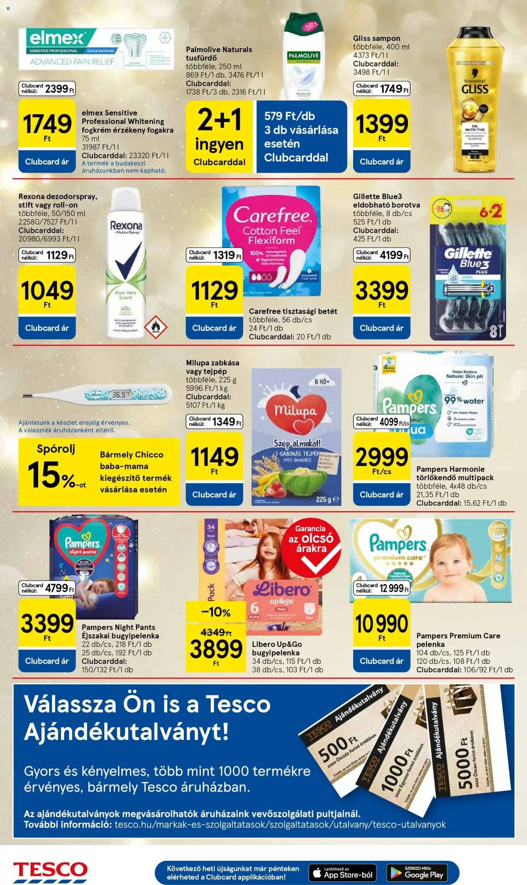 Tesco Hipermarket - Akciós újság - 2025.11.13. érvényes szórólap 8 oldal 38 oldalból