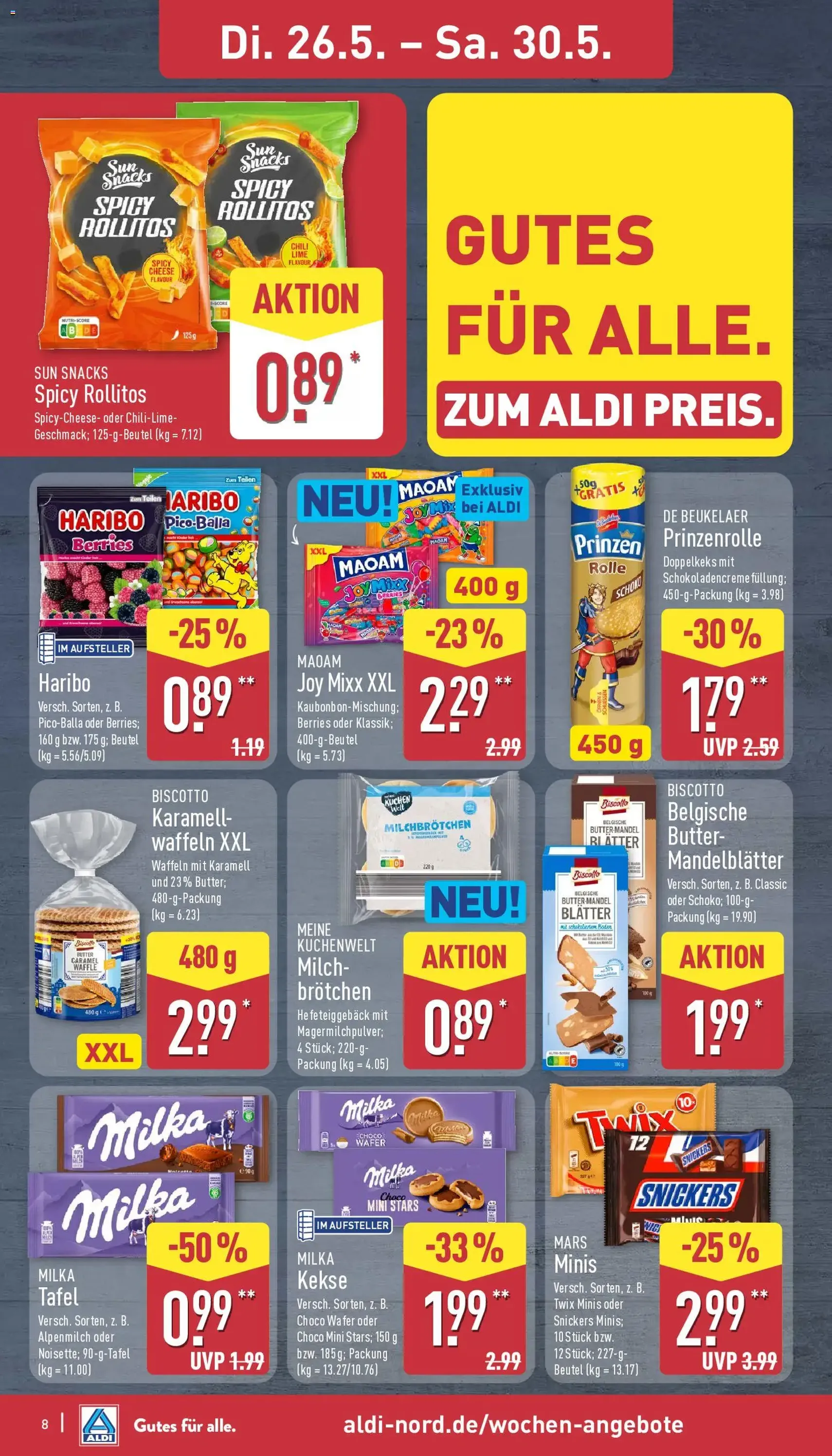 Aldi Prospekt - Gültiger Prospekt ab 26.05.2026, Seite 8 von insgesamt 42
