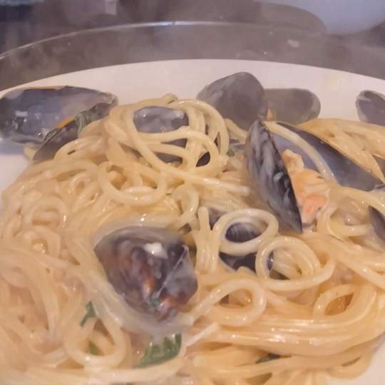 Anteprima ricetta Spaghetti con le cozze