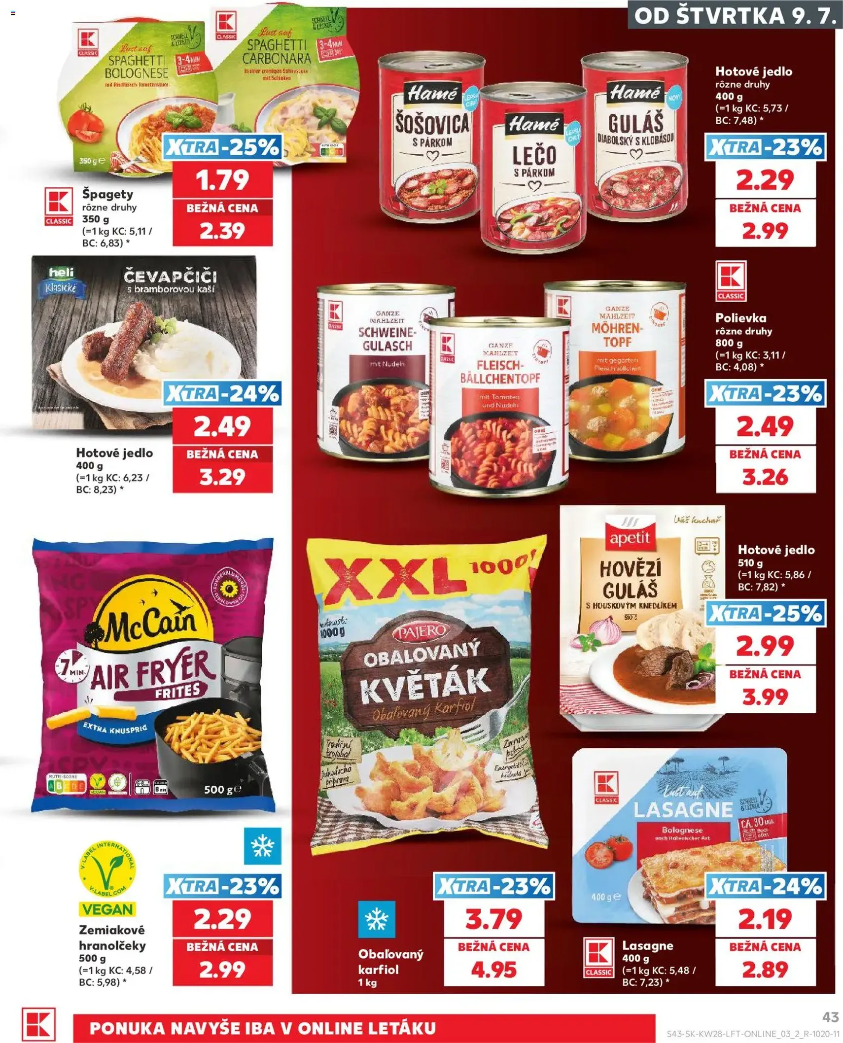 Kaufland SK akciós újság - 2026.07.09. érvényes szórólap 43 oldal 82 oldalból