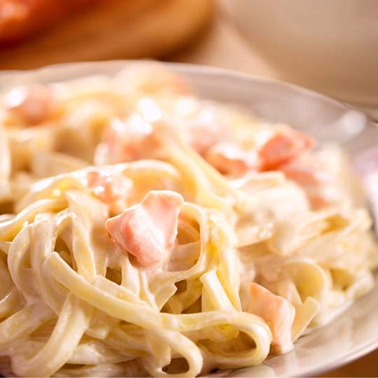 Anteprima ricetta Pasta con salmone e salsa cremosa