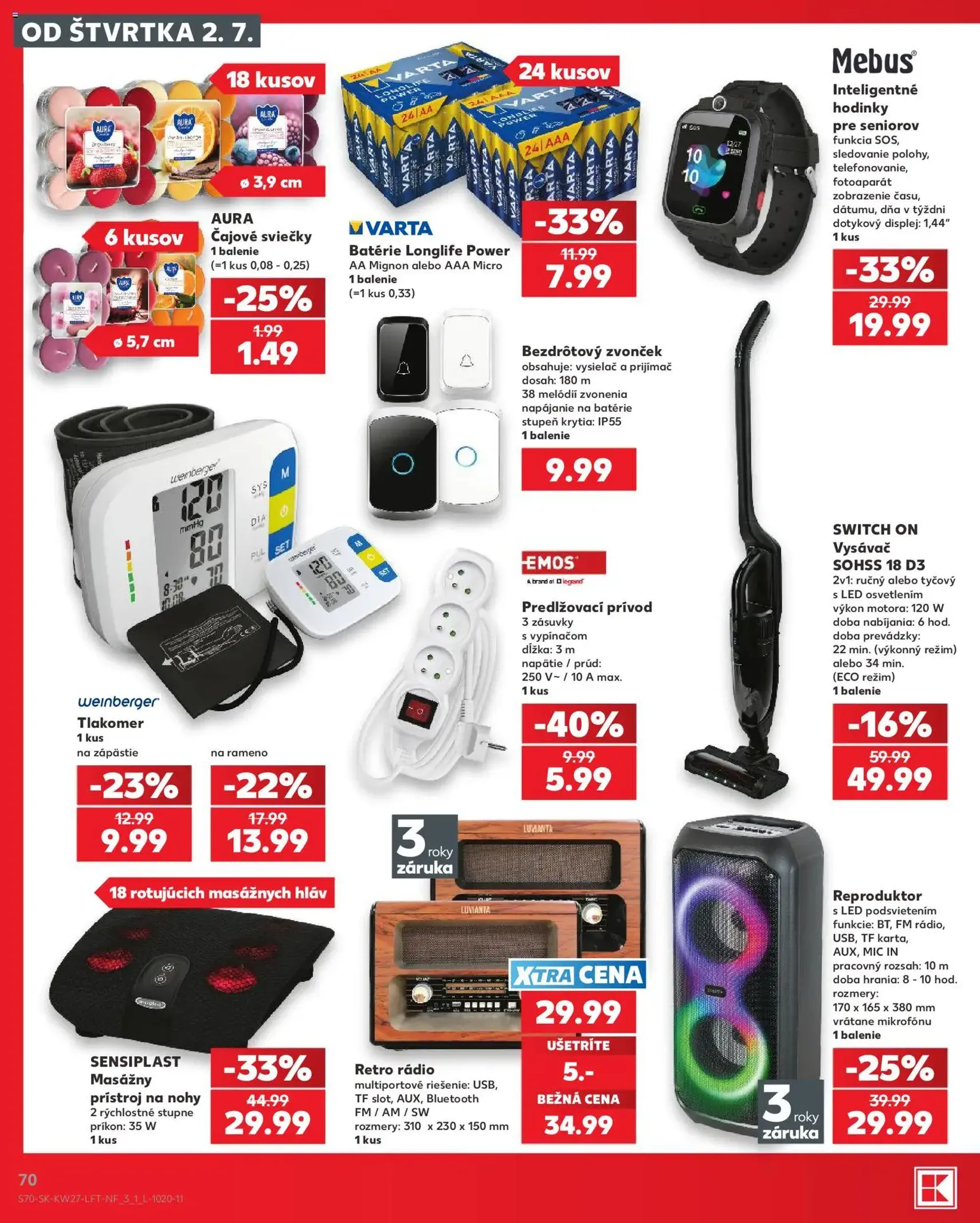 Kaufland leták - platný leták od 02.07.2026 strana 70 z 80