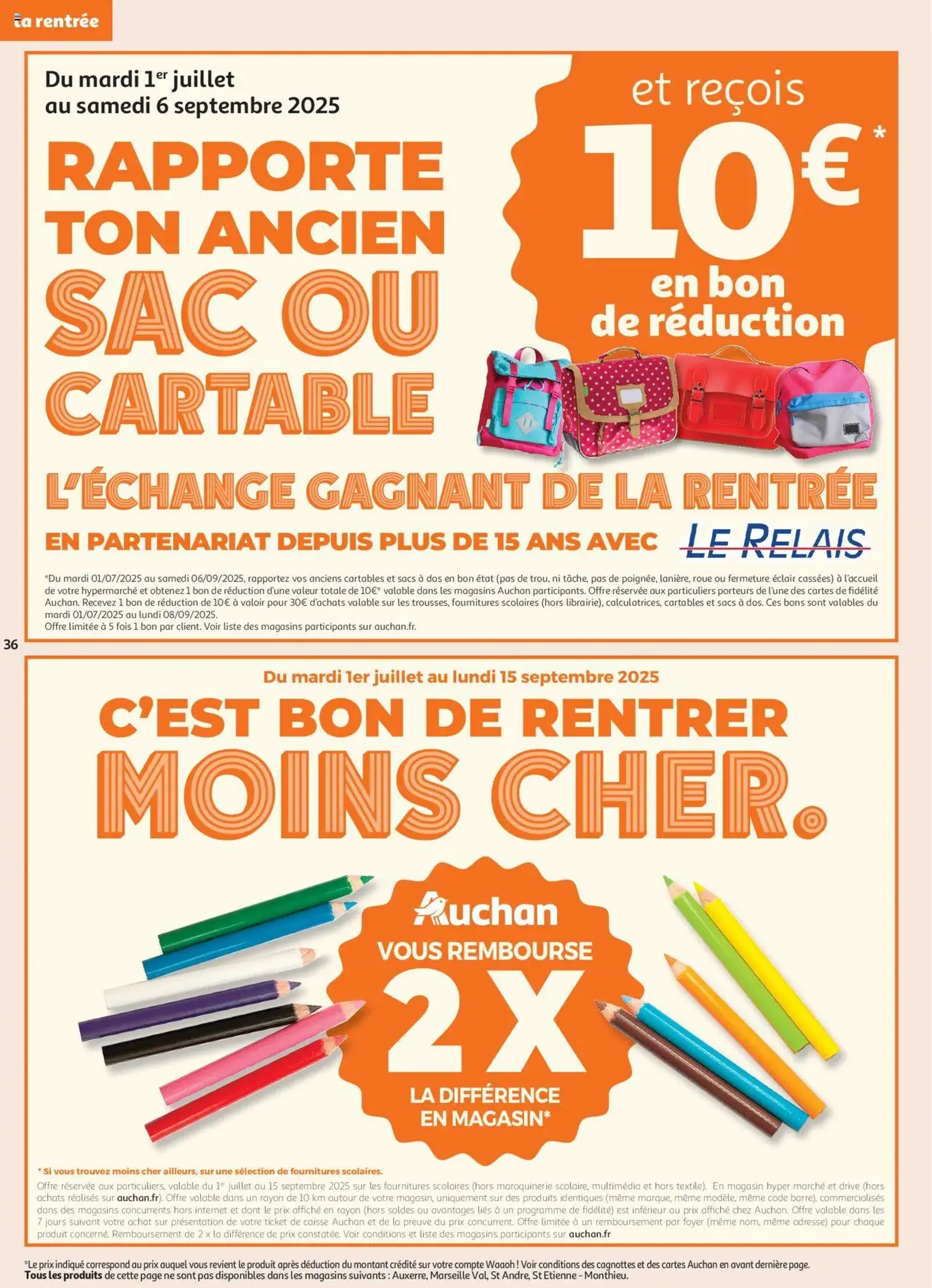 Auchan prospectus - brochure valable à partir du 19/08/2025, page 36 sur 46 Auchan prospectus - brochure valable à partir du 19/08/2025, page 36 sur 46