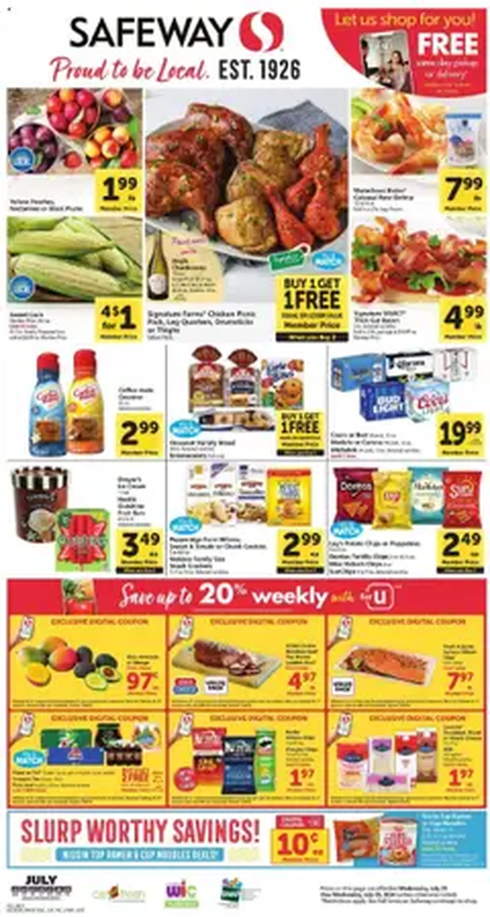 Safeway Weekly Ad - valid flyer from 07/23/2025, page 1 of 1