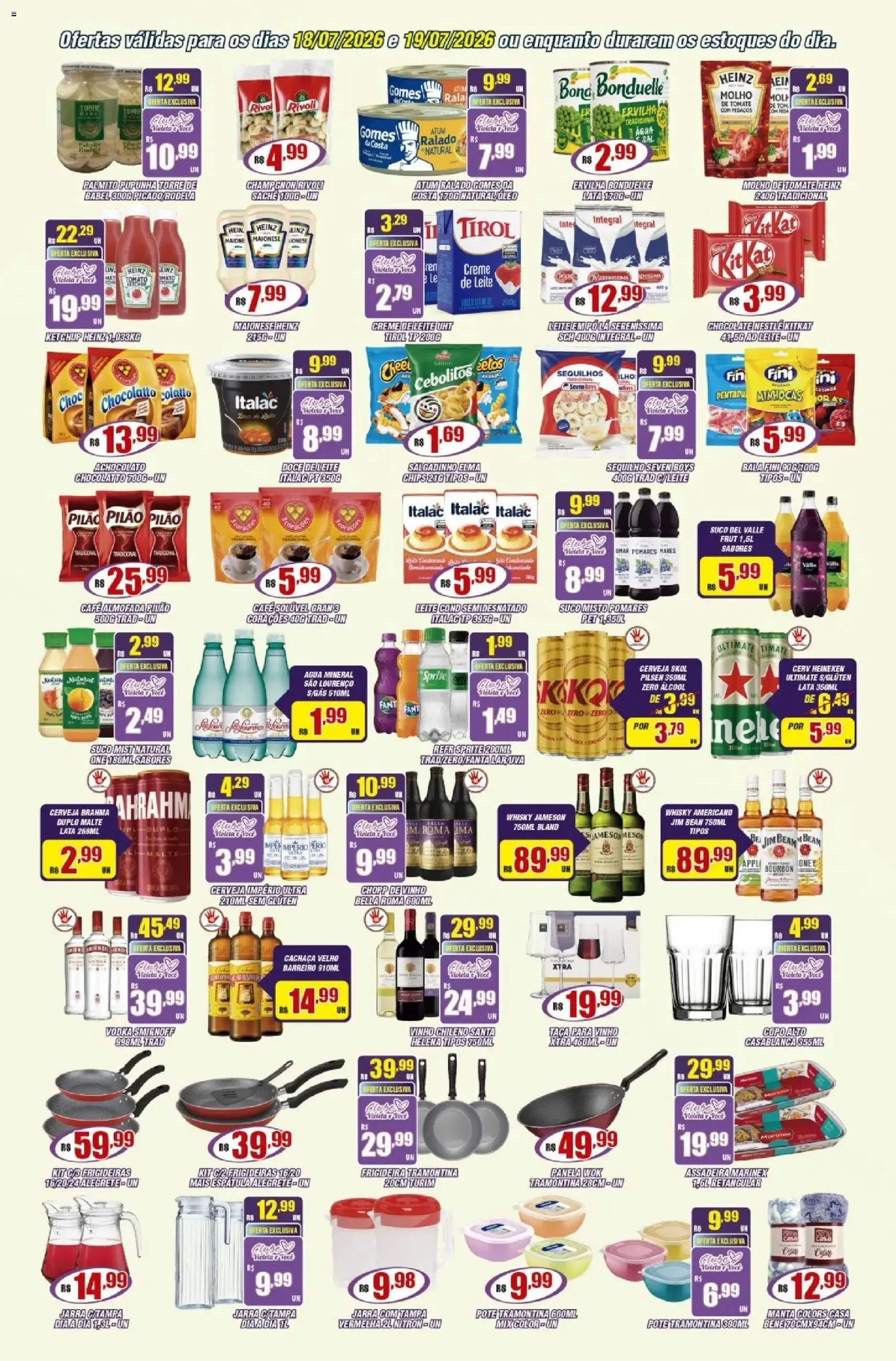Violeta Supermercados - Ofertas da semana - folheto válido a partir de 18/07/2026 página 3 de 4