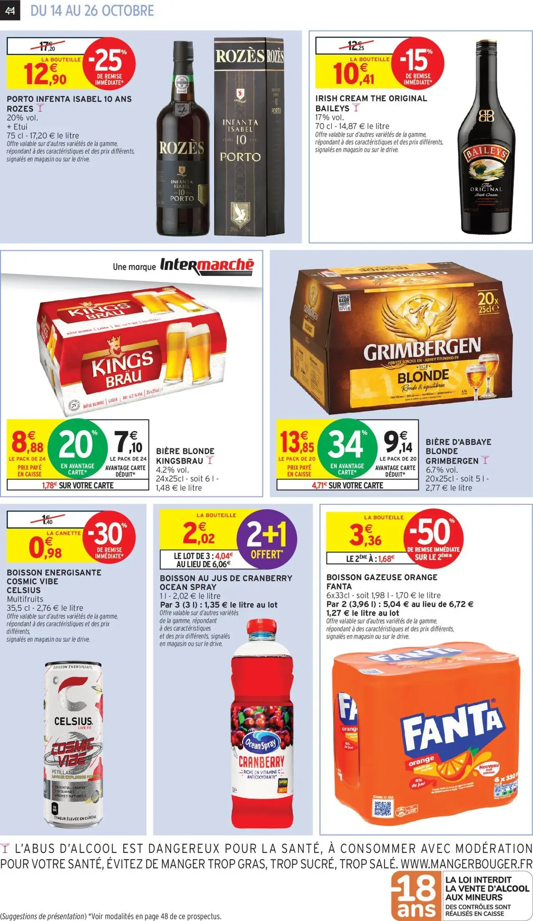 Intermarché catalogue semaine 42 - brochure valable à partir du 14/10/2025, page 44 sur 52