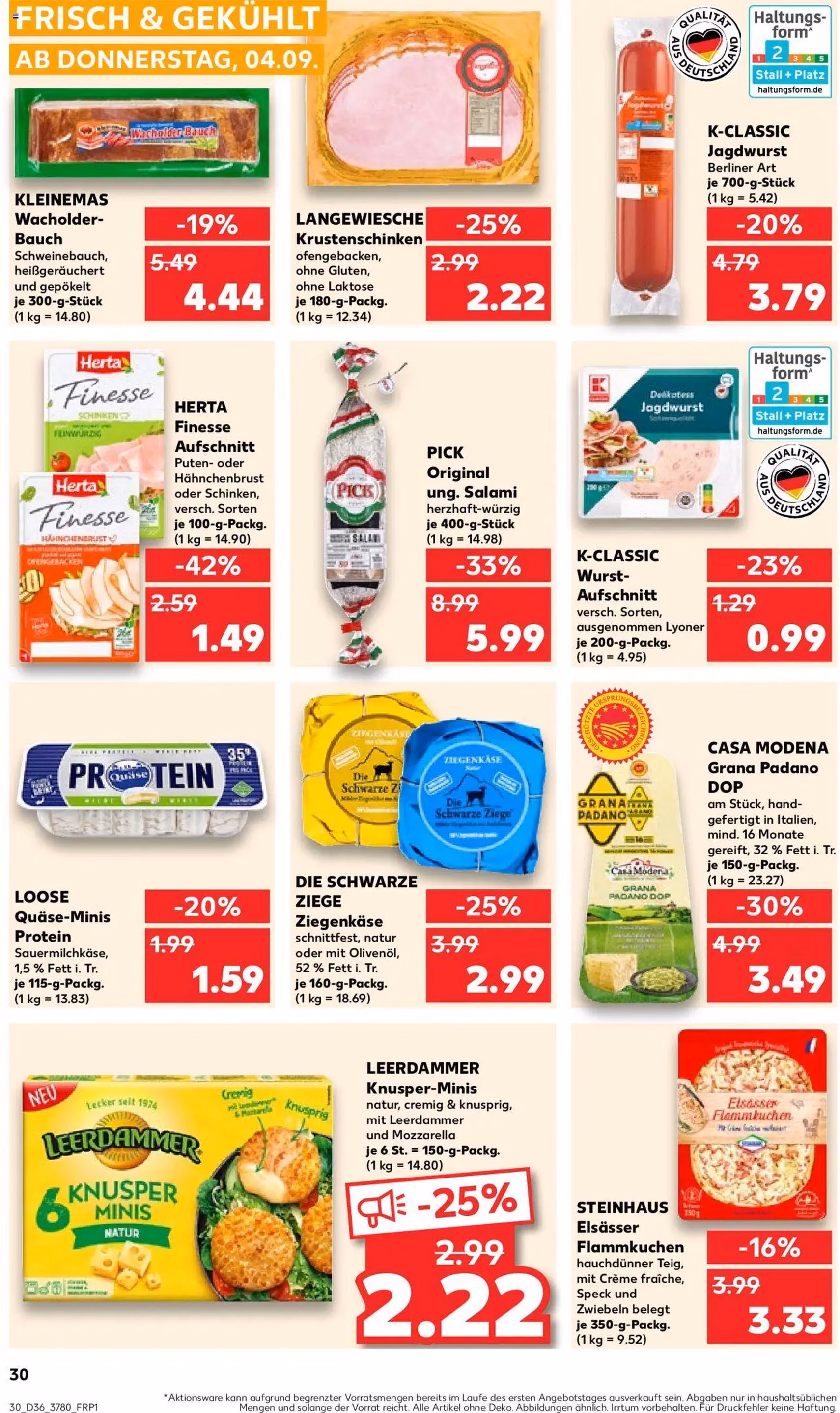 Kaufland Prospekt - Gültiger Prospekt ab 04.09.2025, Seite 30 von insgesamt 64 Kaufland Prospekt - Gültiger Prospekt ab 04.09.2025, Seite 30 von insgesamt 64