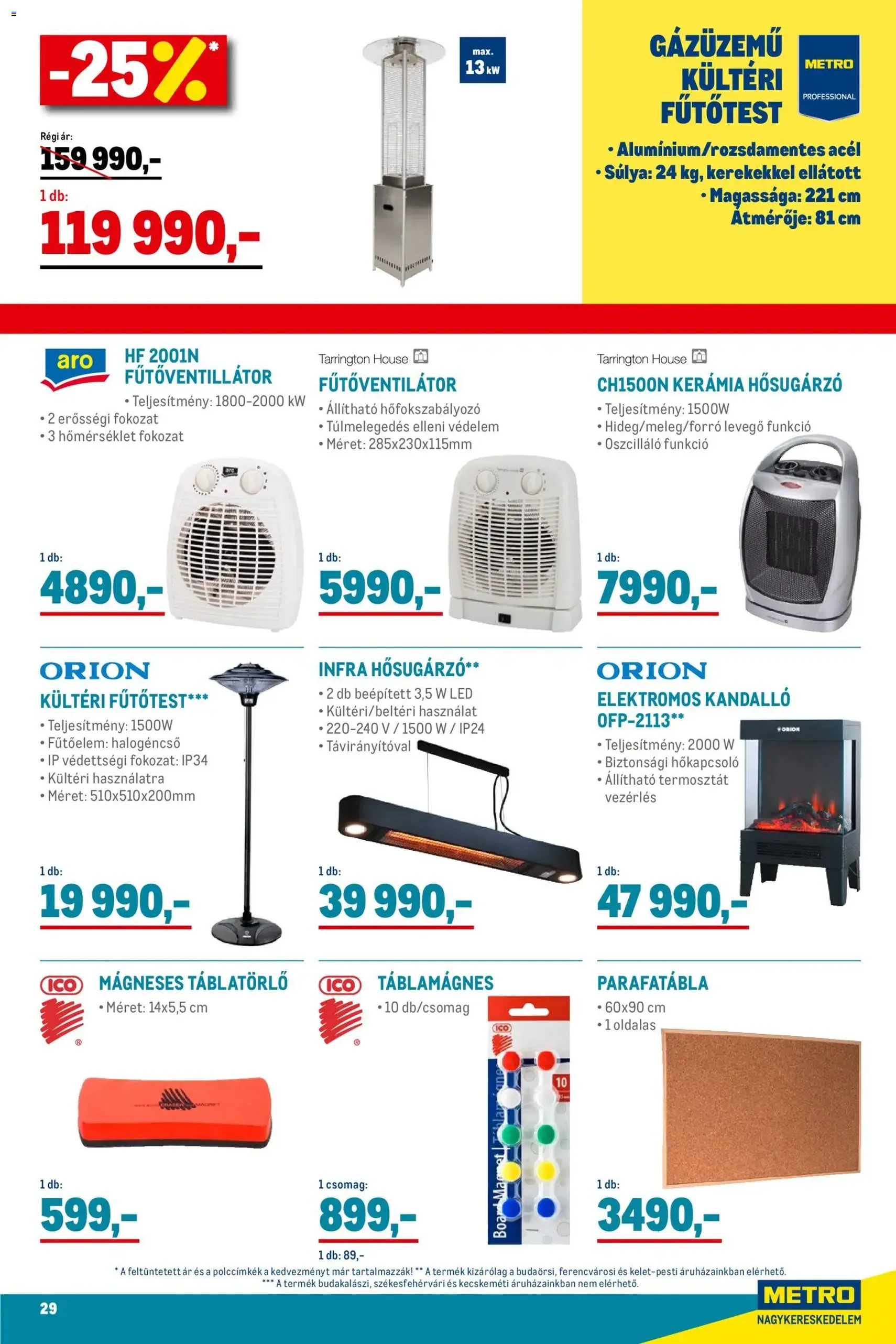 Metro - Élelmiszer és Szezonális katalógus 2025/11 - 2025.11.02. érvényes szórólap 29 oldal 33 oldalból