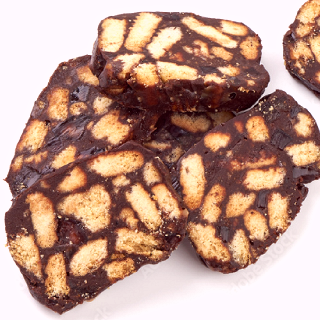 Dessert al salame di cioccolato senza cottura