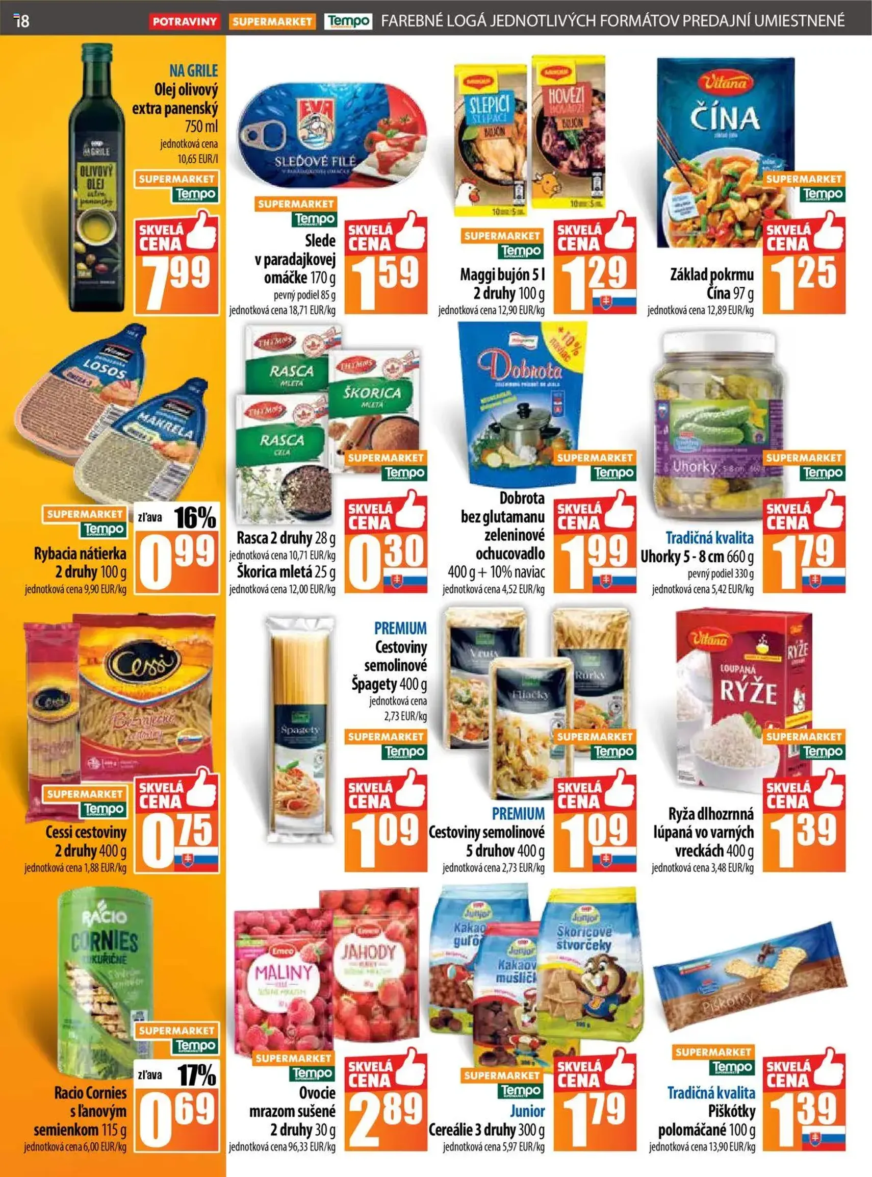 COOP Jednota leták - platný leták od 16.10.2025 strana 18 z 28 COOP Jednota leták - platný leták od 16.10.2025 strana 18 z 28