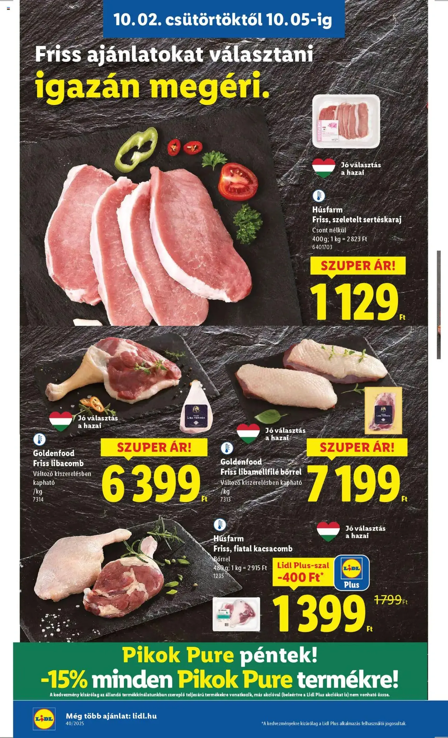 Lidl Akciós újság - 2025.10.02. érvényes szórólap 6 oldal 76 oldalból Lidl Akciós újság - 2025.10.02. érvényes szórólap 6 oldal 76 oldalból