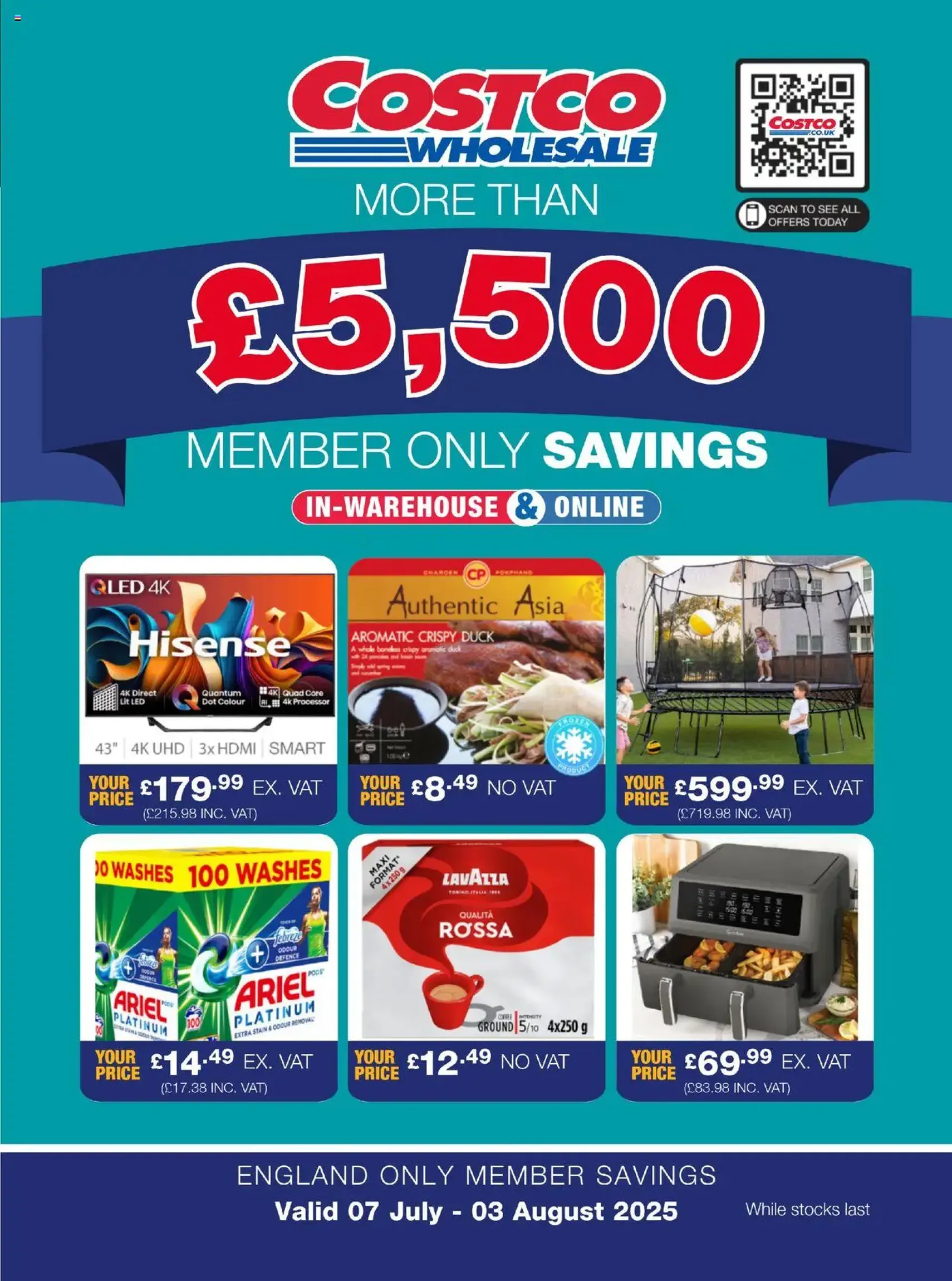 Costco - ENGLAND ONLY - valid flyer from 07/07/2025, page 1 of 36