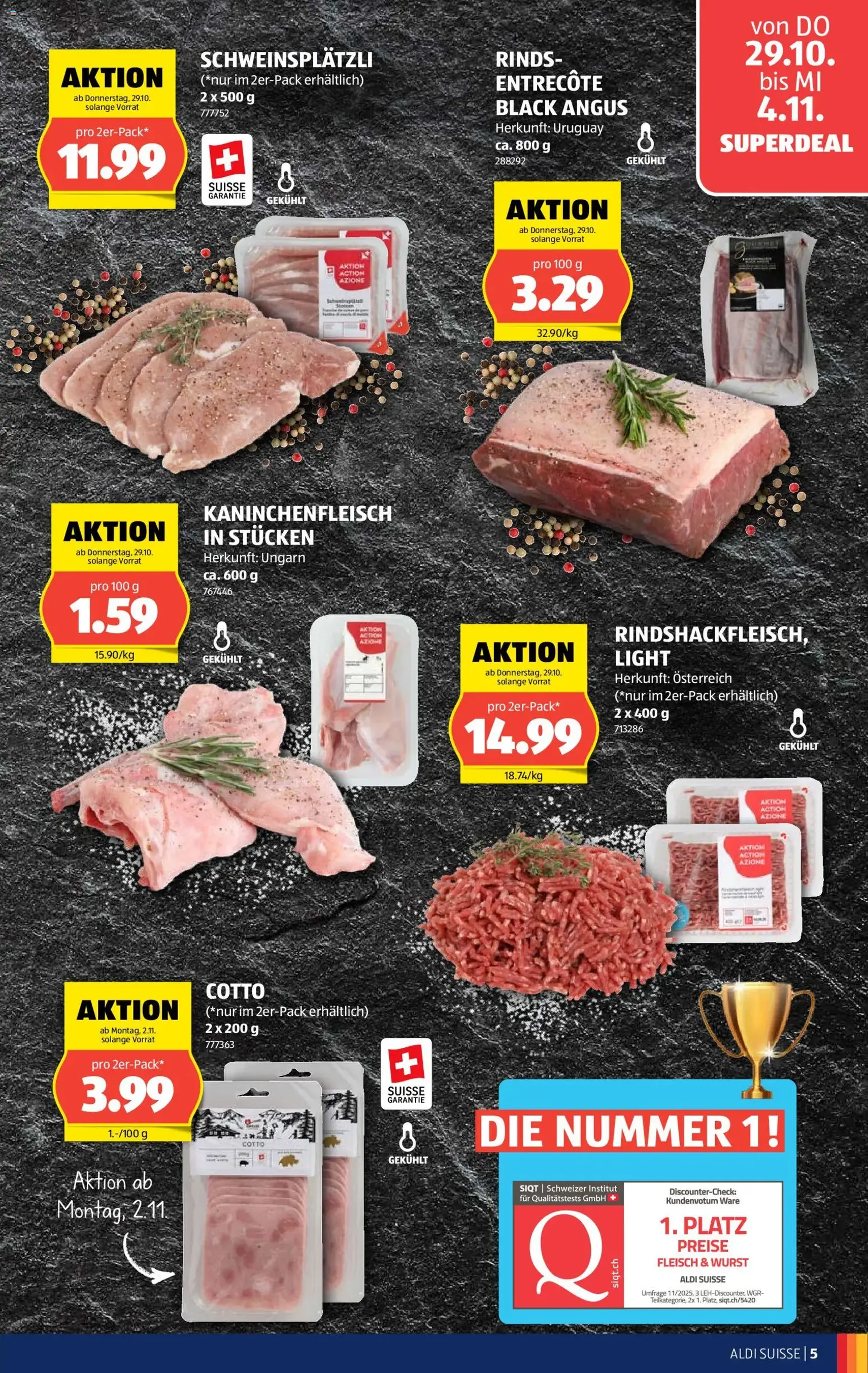 Aldi aktionen - Gültiger Prospekt ab 29.10.2026, Seite 5 von insgesamt 38