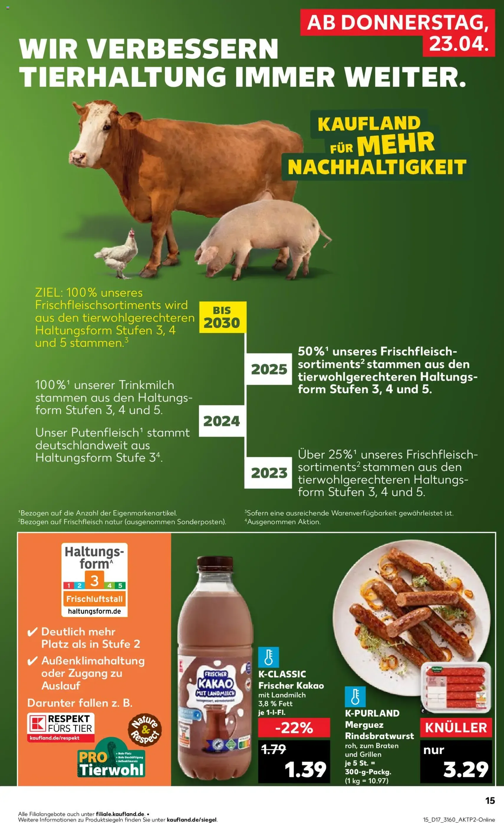 Kaufland Prospekt - Gültiger Prospekt ab 23.04.2026, Seite 15 von insgesamt 54