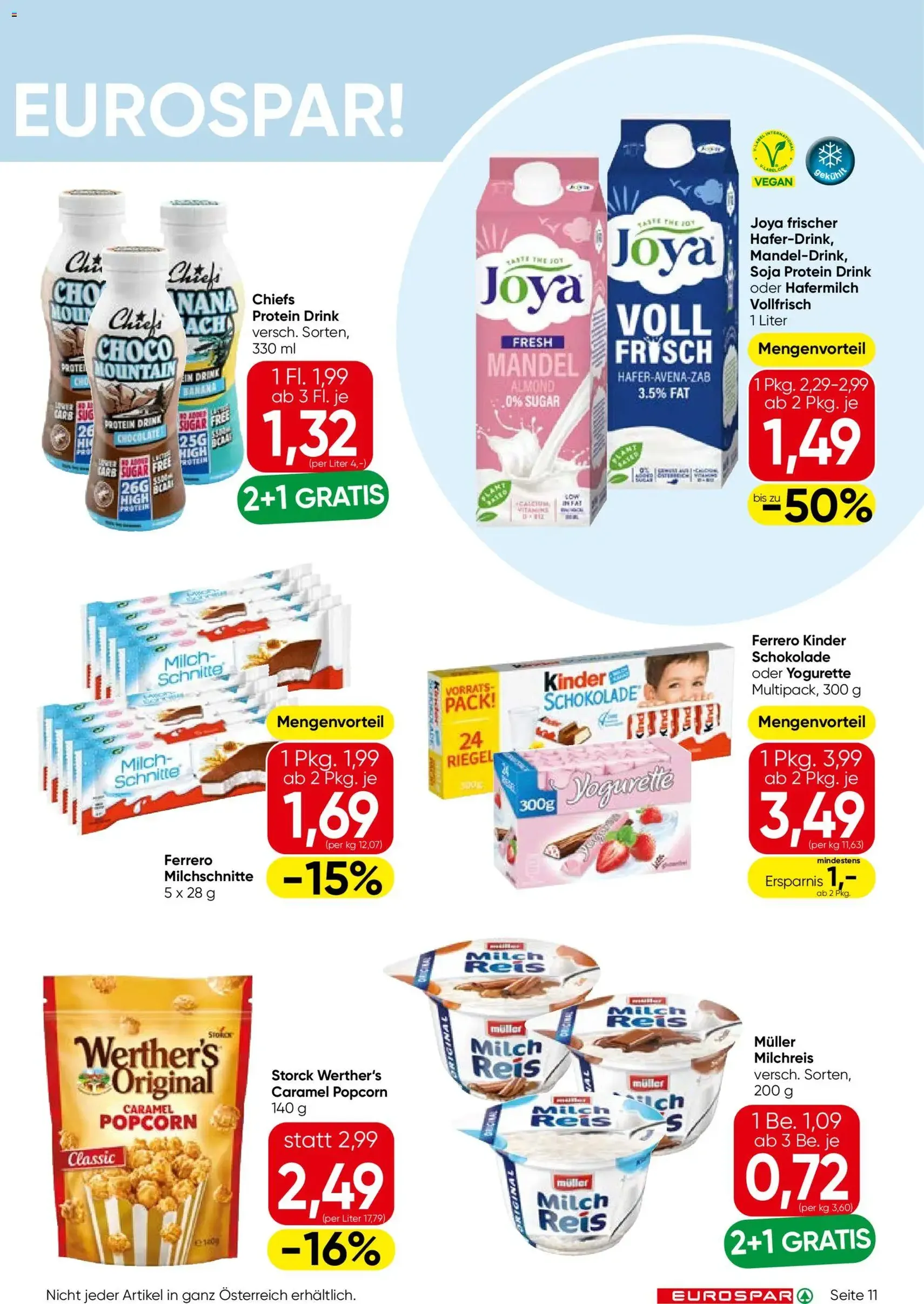 Eurospar Flugblatt - Gültiger Prospekt ab 01.07.2026, Seite 11 von insgesamt 16