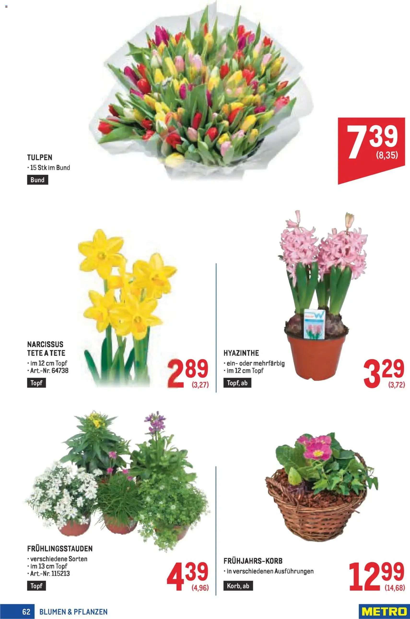 Metro angebote Profi - Gültiger Prospekt ab 19.02.2026, Seite 62 von insgesamt 64