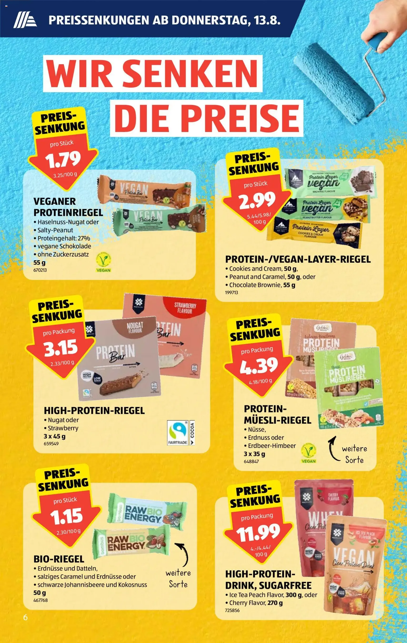 Aldi aktionen - Gültiger Prospekt ab 13.08.2026, Seite 6 von insgesamt 47