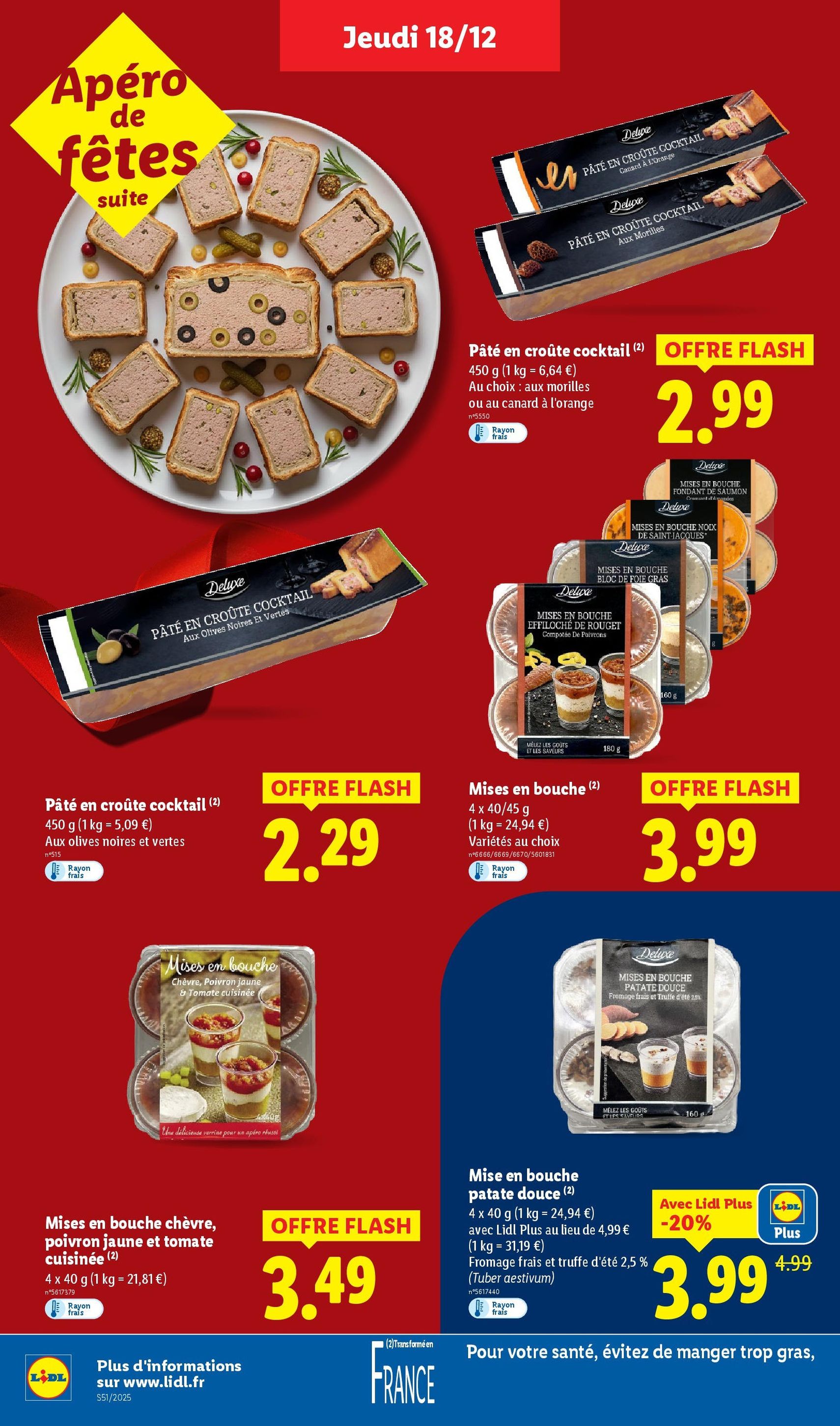 LIDL catalogue semaine 51 - brochure valable à partir du 18/12/2025, page 14 sur 87