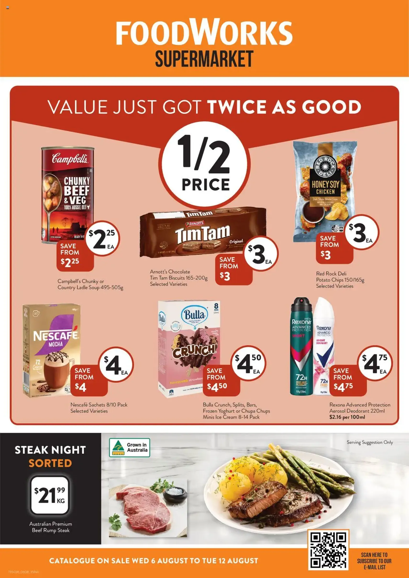 Foodworks - Catalogue NSW - valid flyer from 06/08/2025, page 1 of 35 Foodworks - Catalogue NSW - valid flyer from 06/08/2025, page 1 of 35