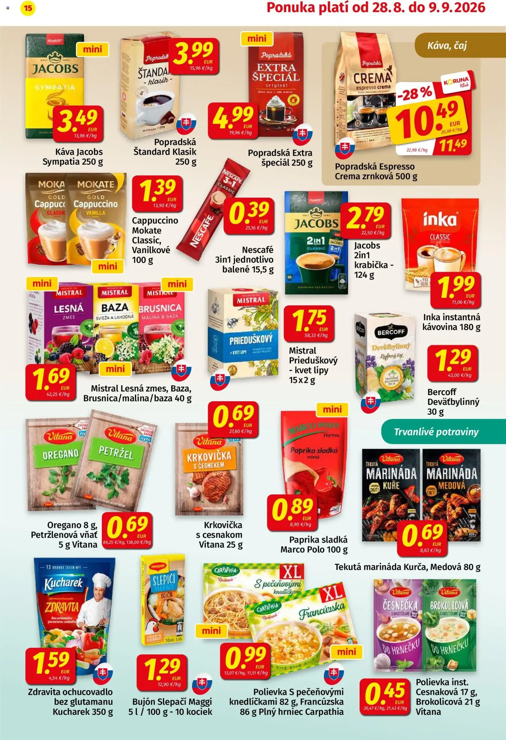 Koruna leták - platný leták od 28.08.2026 strana 15 z 24