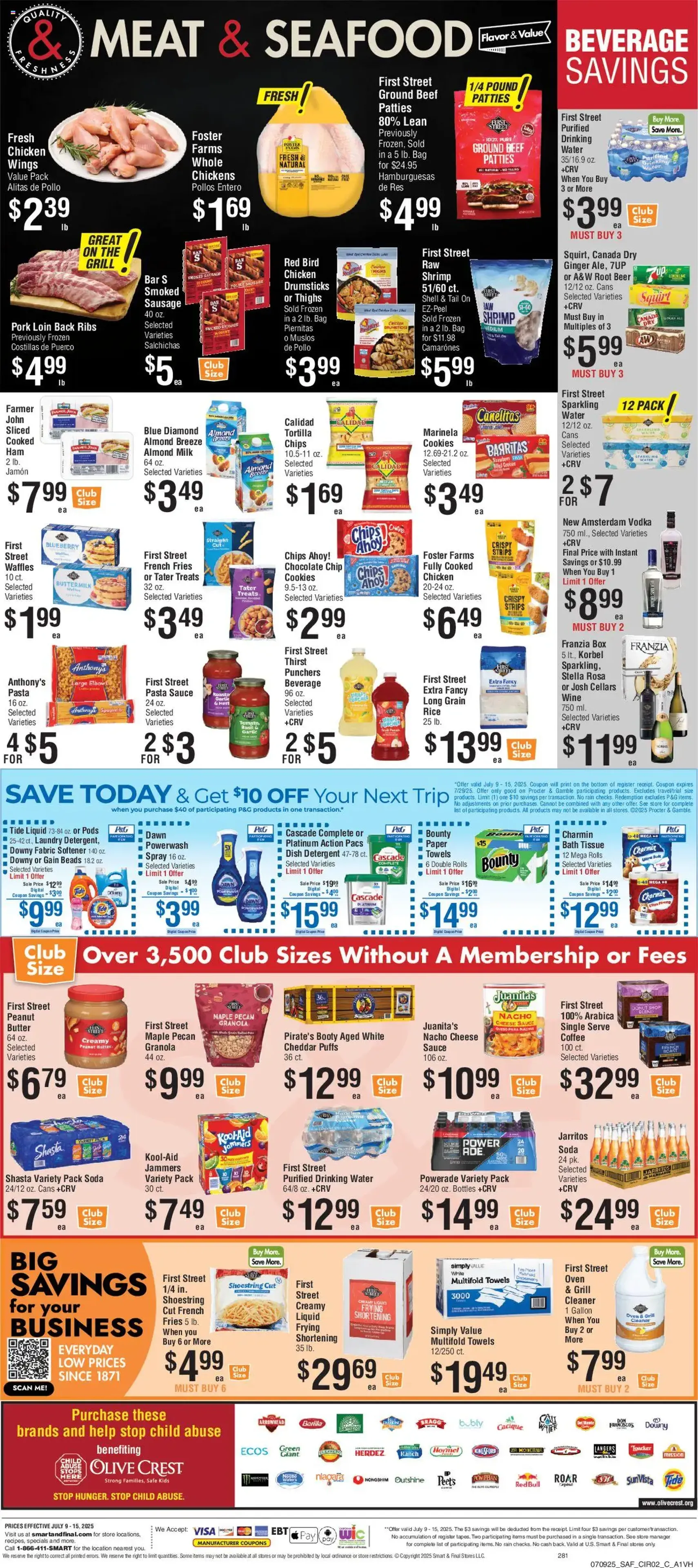 Smart & Final Weekly Ad - valid flyer from 07/09/2025, page 3 of 3