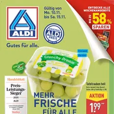 Aldi Prospekt - Prospekt Vorschau gültig ab 10.11.2025