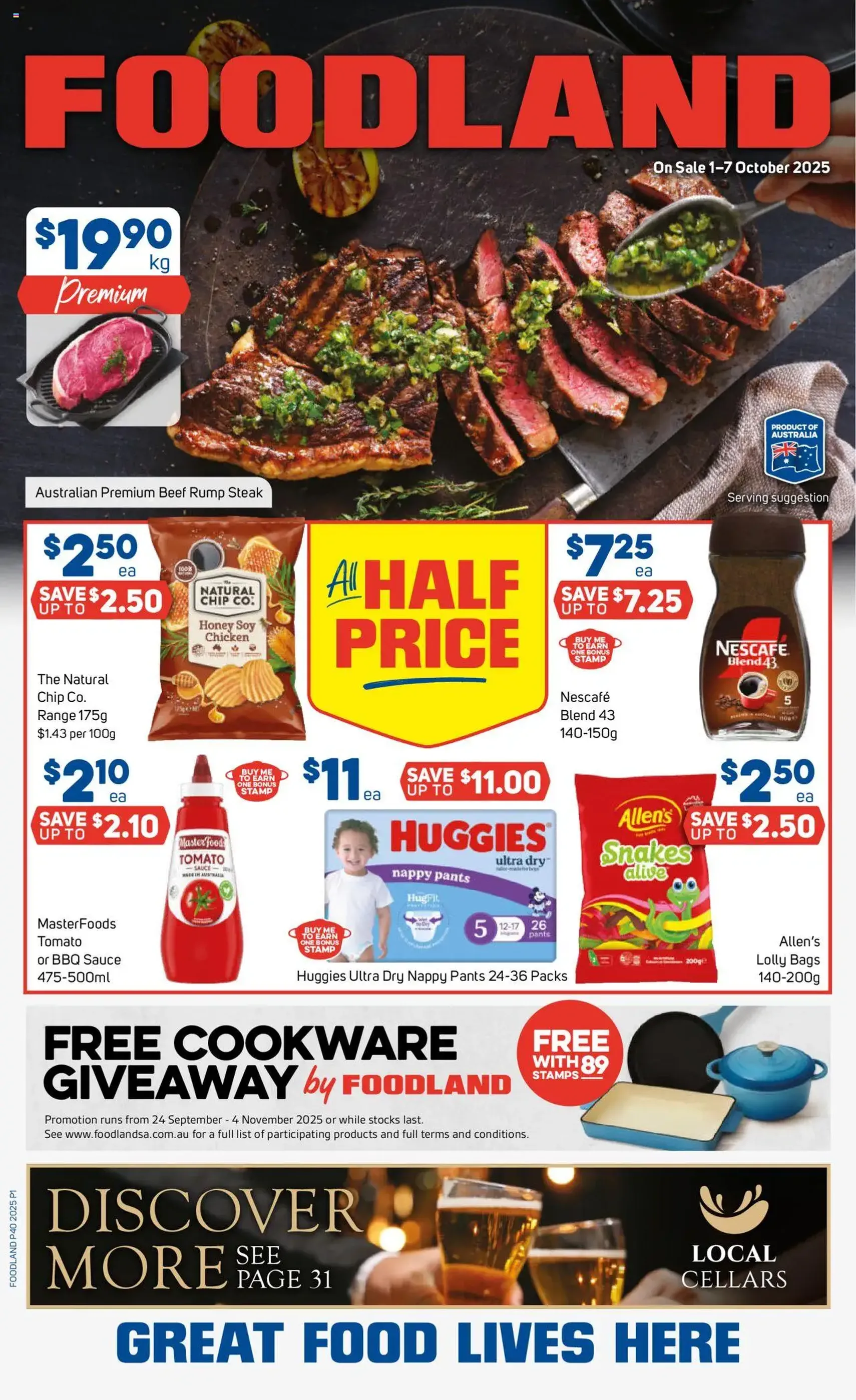 Foodland Catalogue - valid flyer from 01/10/2025, page 1 of 34 Foodland Catalogue - valid flyer from 01/10/2025, page 1 of 34