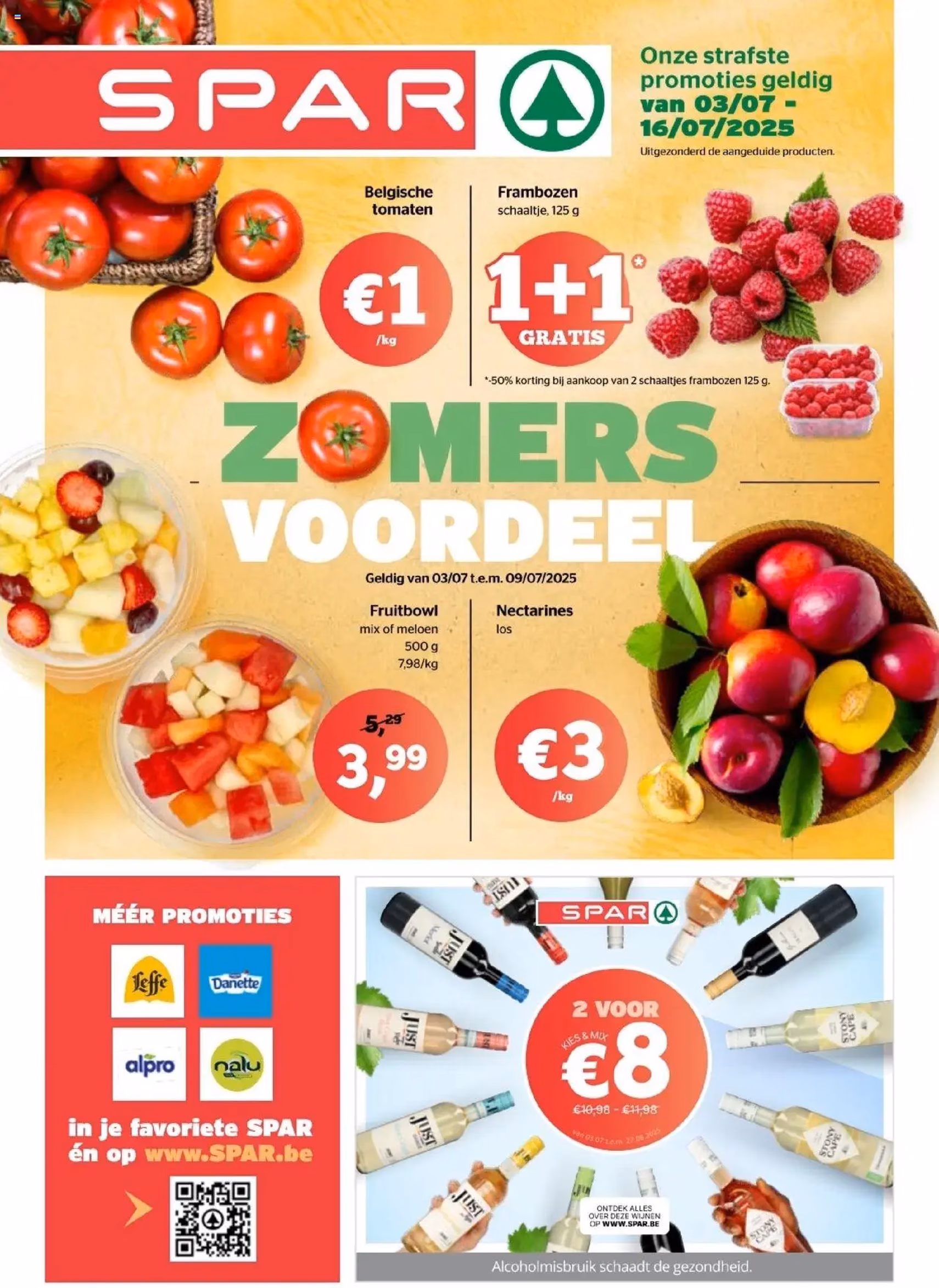 Spar - Folder week 27 - 28 - geldige folder vanaf 03/07/2025 pagina 1 van 4