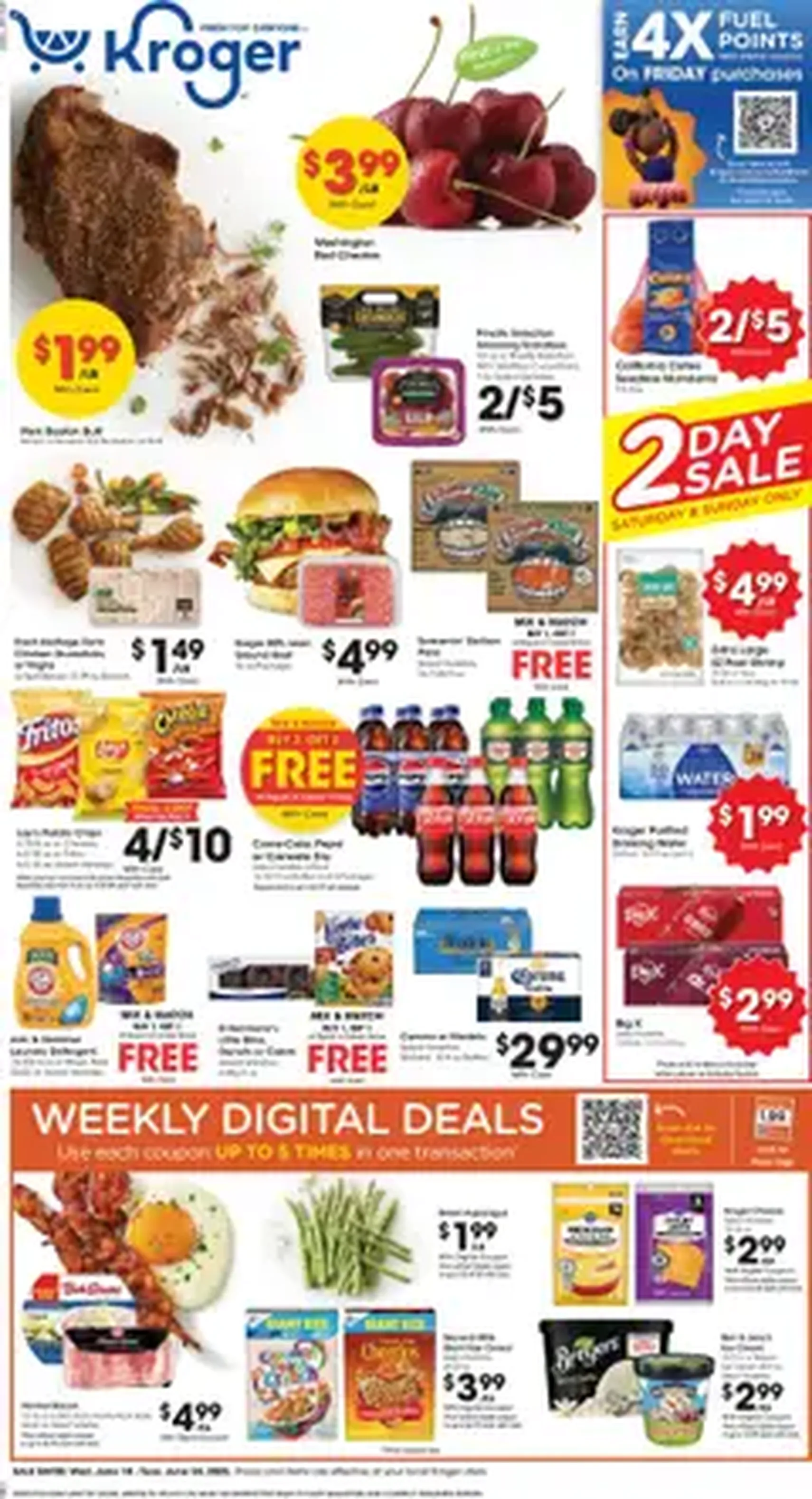 Kroger Weekly Ad - valid flyer from 06/18/2025, page 1 of 1