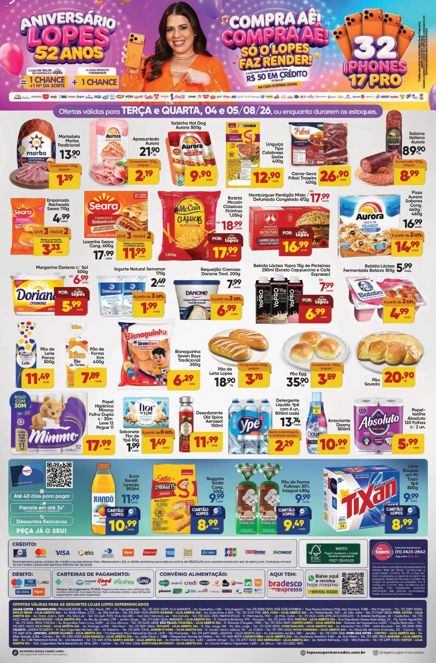 Lopes Supermercados - Ofertas da semana - folheto válido a partir de 04/08/2026 página 2 de 2