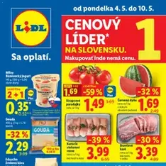 Lidl leták - náhľad letáku platný od 04.05.2026