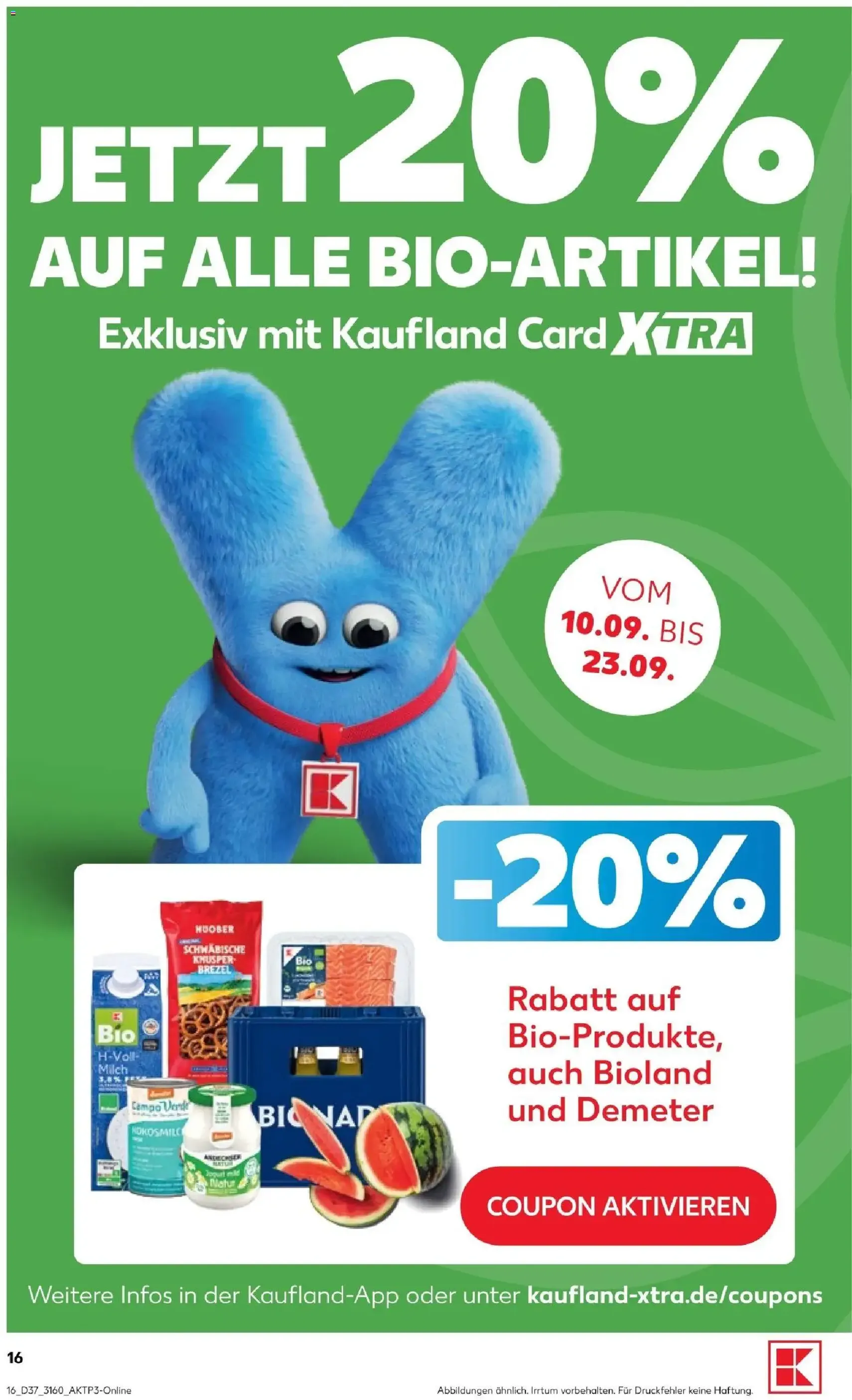 Kaufland Prospekt - Gültiger Prospekt ab 10.09.2026, Seite 16 von insgesamt 66