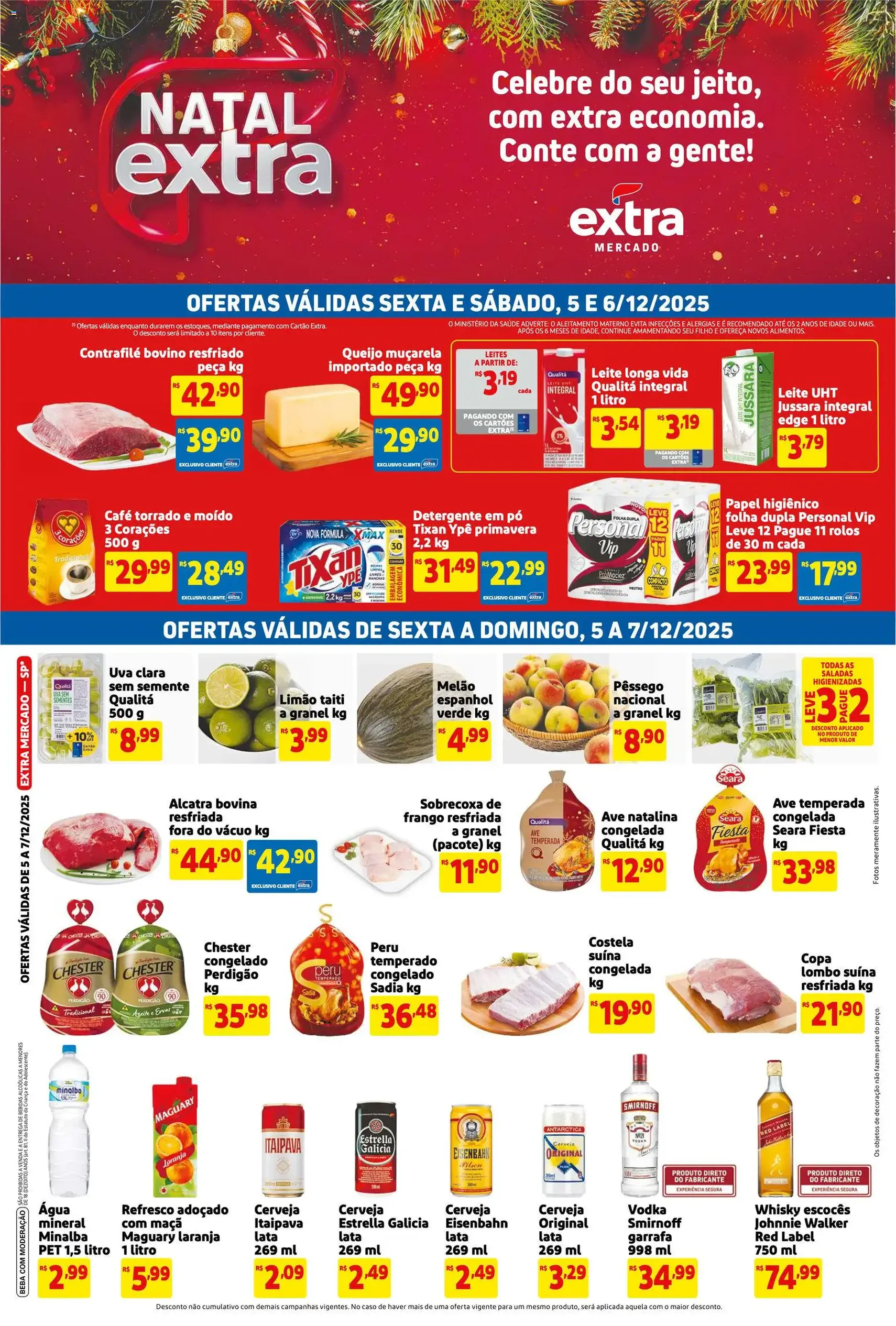 Extra - Ofertas de Mercado - folheto válido a partir de 05/12/2025 página 1 de 3