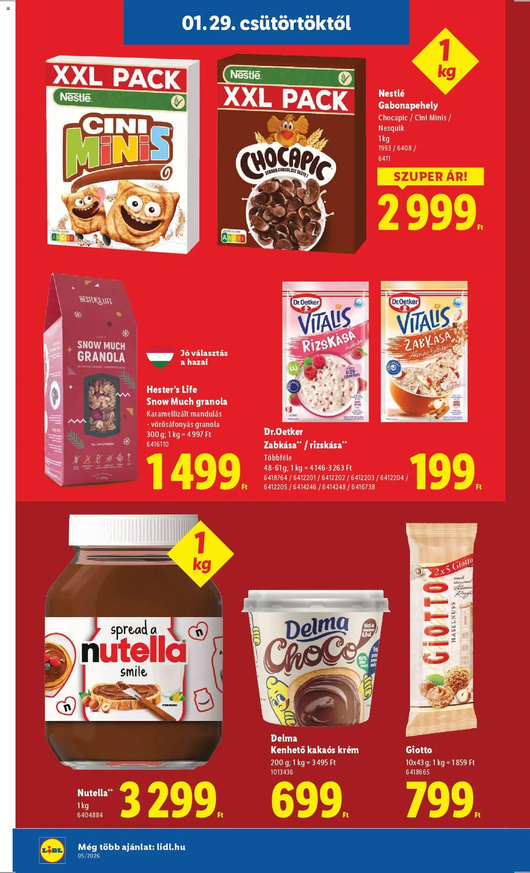 Lidl Akciós újság - 2026.01.29. érvényes szórólap 14 oldal 54 oldalból