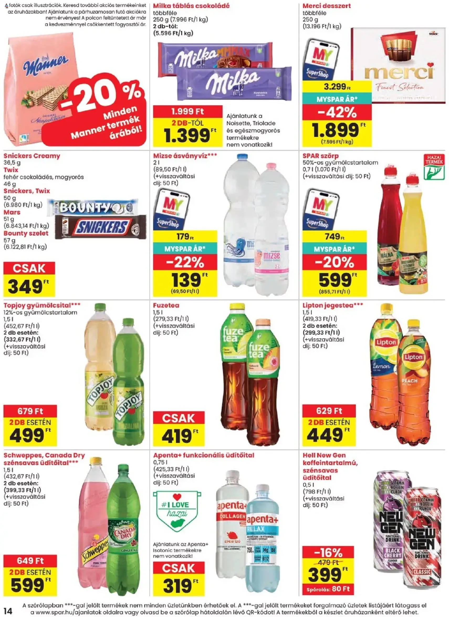 Spar akciós újság - 2026.05.14. érvényes szórólap 14 oldal 20 oldalból