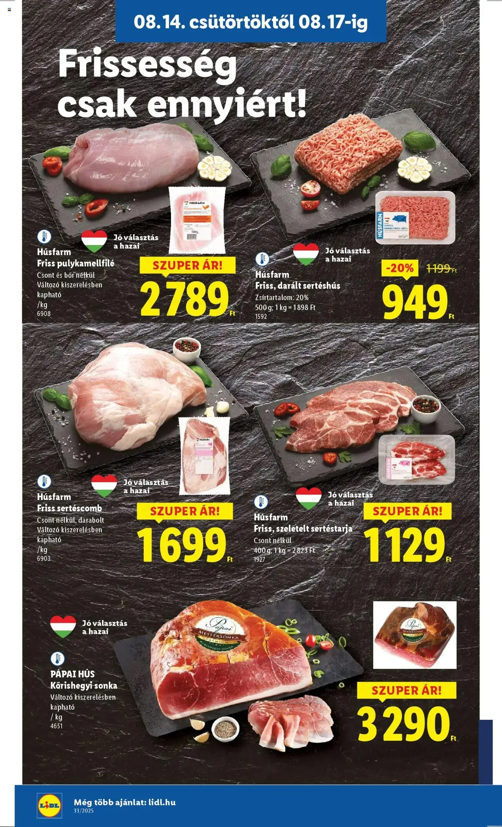 Lidl Akciós újság - 2025.08.14. érvényes szórólap 6 oldal 64 oldalból
