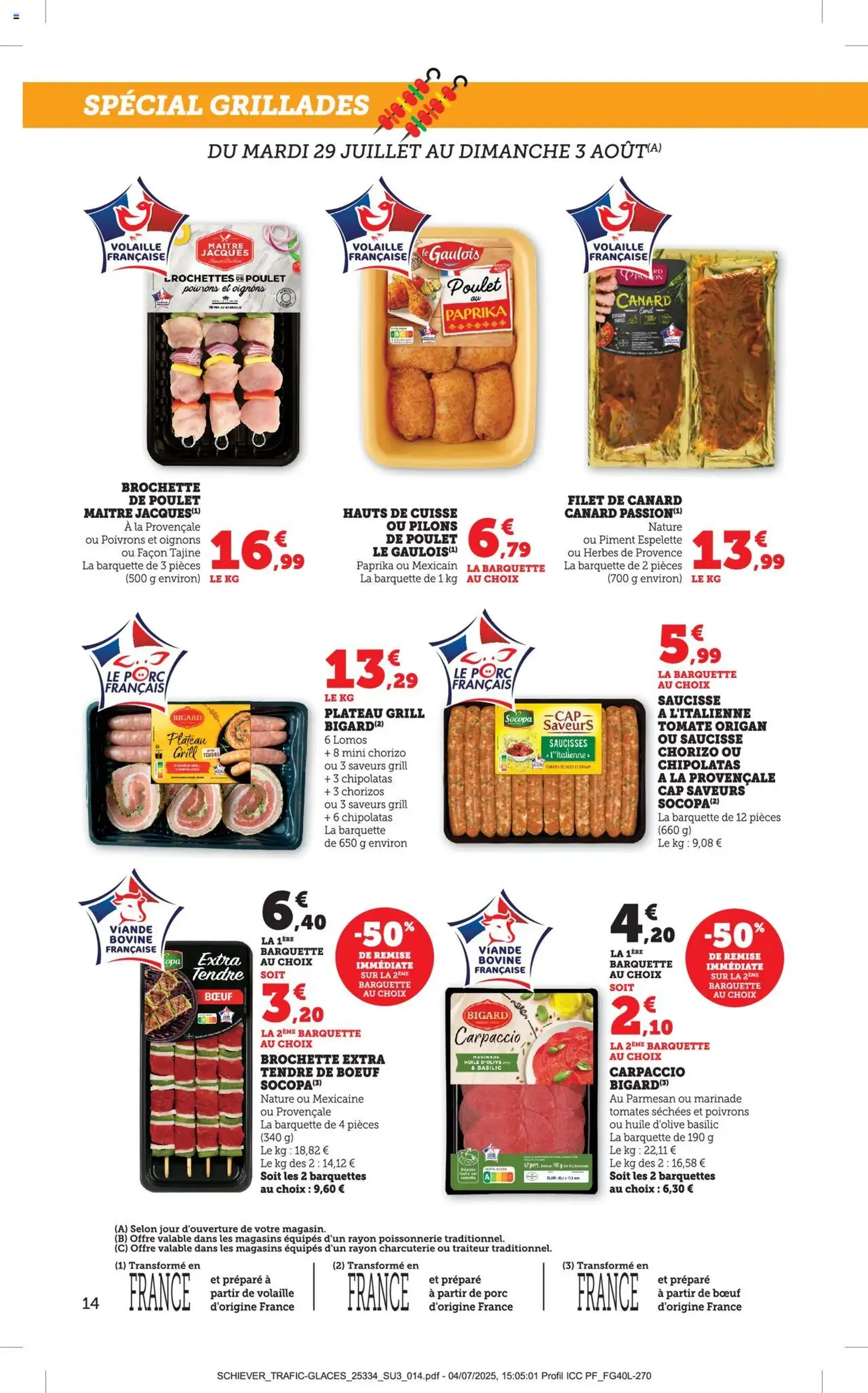 Bi1 catalogue - brochure valable à partir du 28/07/2025, page 14 sur 24 Bi1 catalogue - brochure valable à partir du 28/07/2025, page 14 sur 24