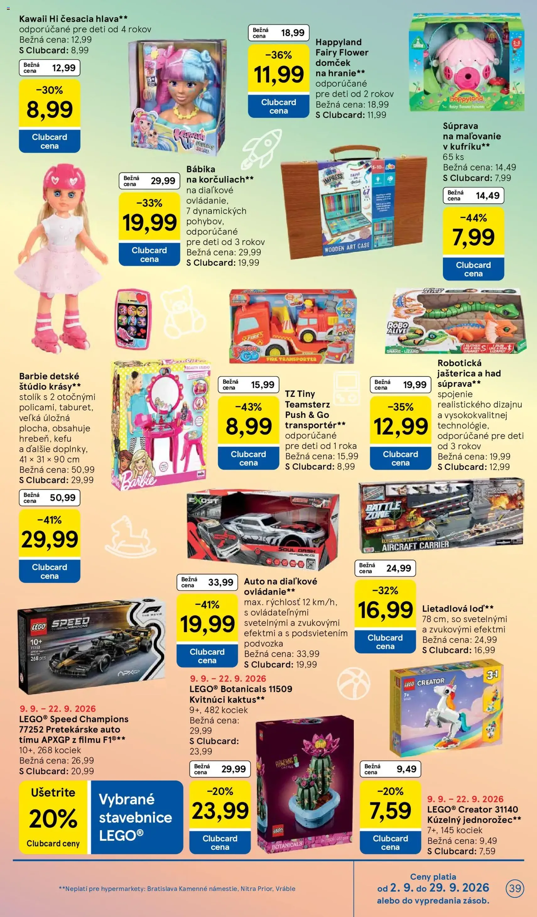 Tesco Hypermarket - leták - platný leták od 09.09.2026 strana 39 z 46