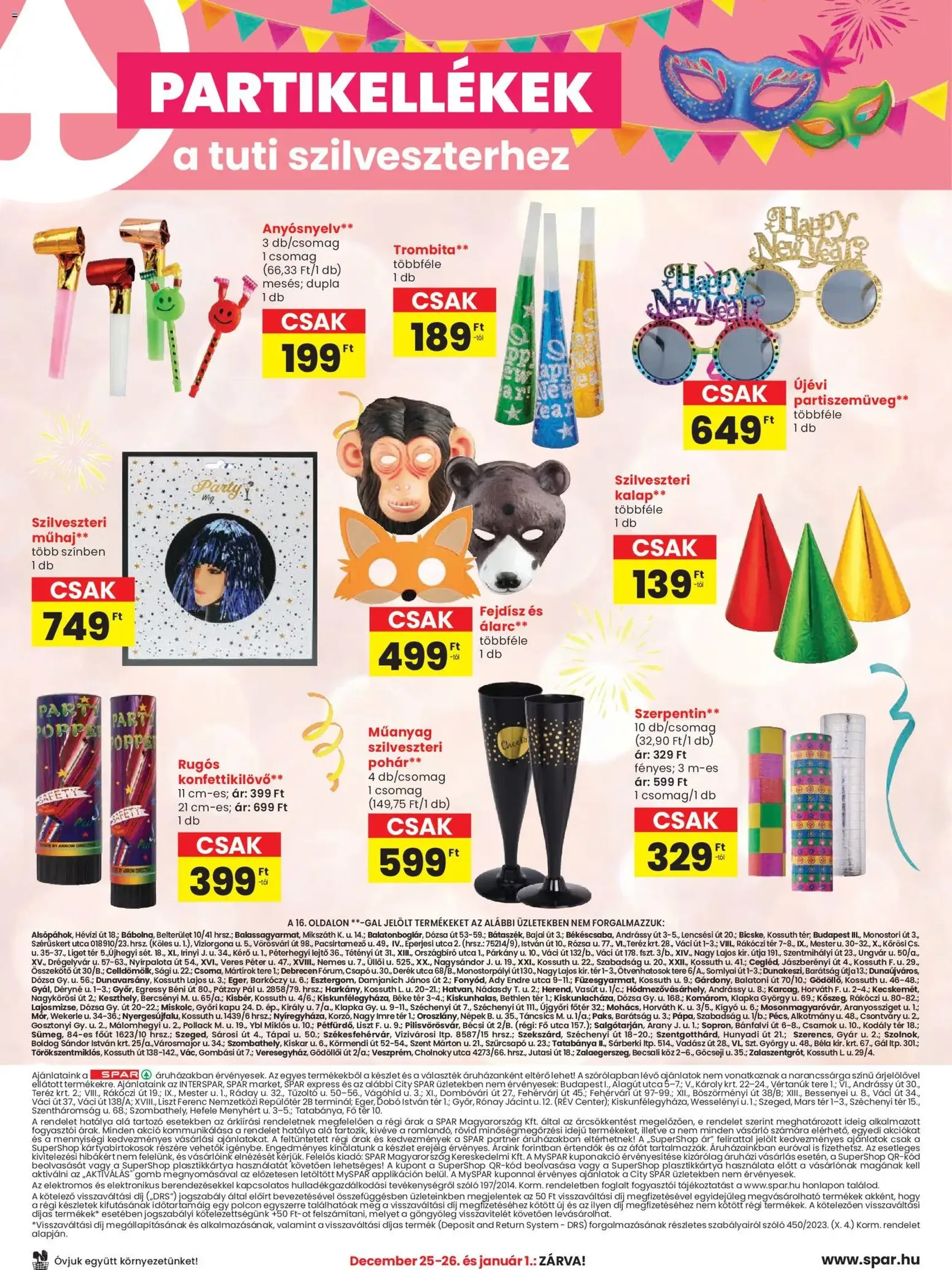 Spar Akciós újság - 2025.12.23. érvényes szórólap 16 oldal 16 oldalból