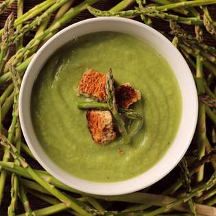 Voorvertoning van recept Aspergesoep met groenten