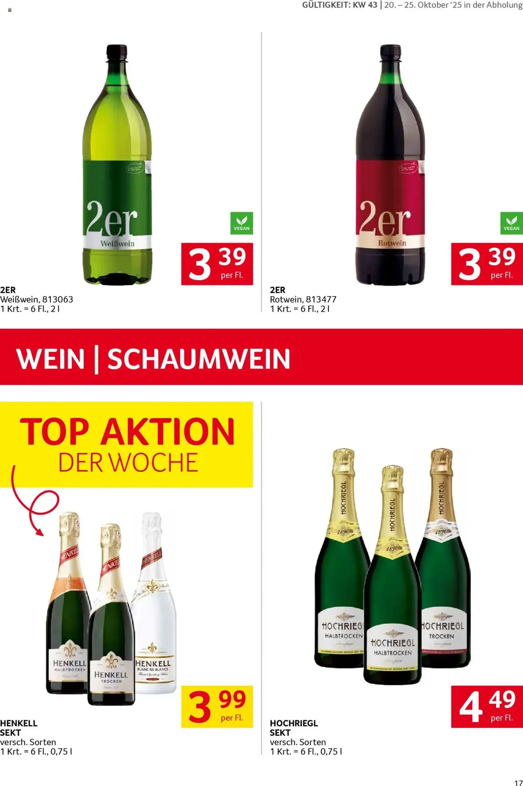 Transgourmet Flugblatt - Gültiger Prospekt ab 20.10.2025, Seite 17 von insgesamt 28 Transgourmet Flugblatt - Gültiger Prospekt ab 20.10.2025, Seite 17 von insgesamt 28
