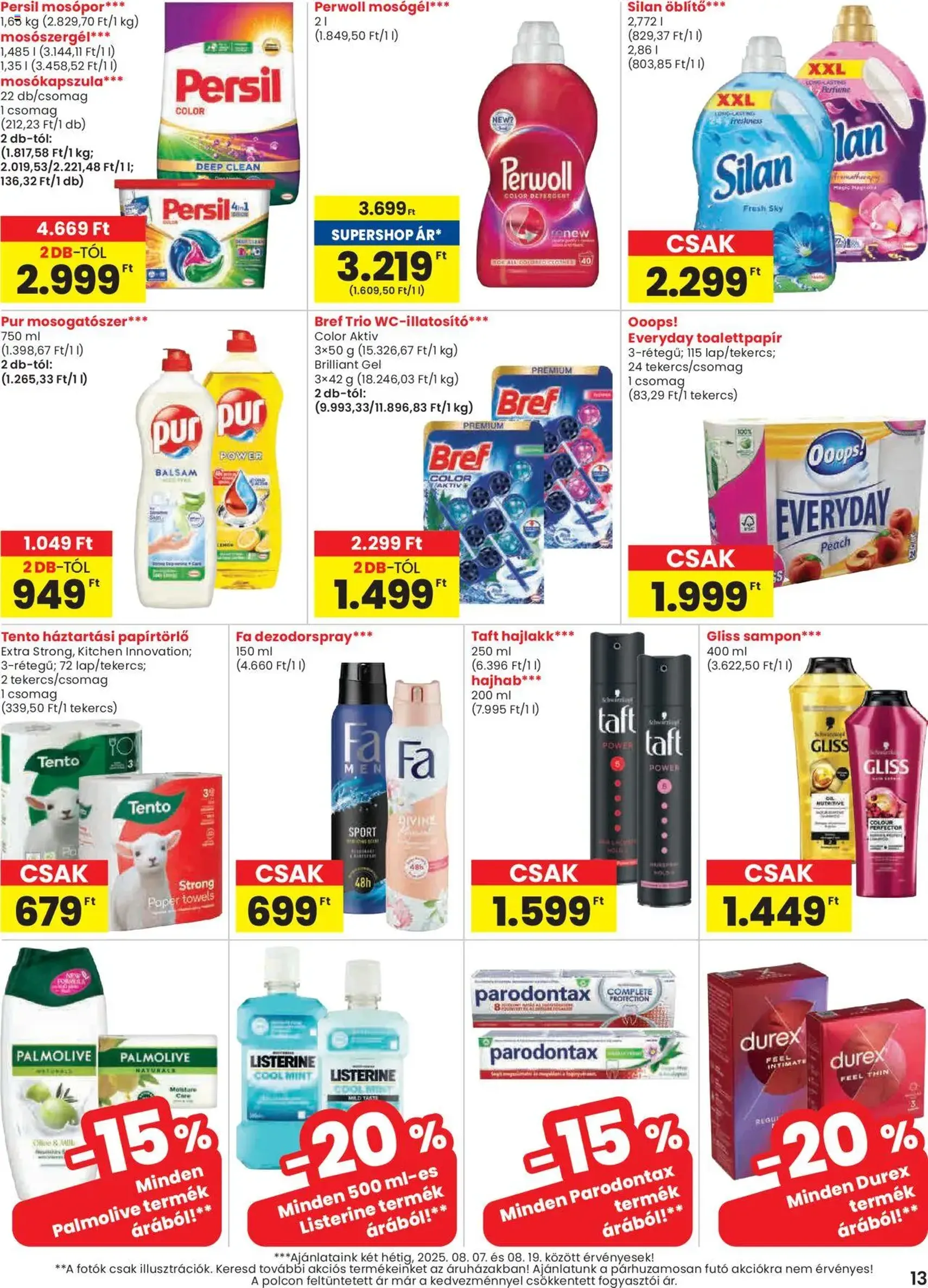 Spar Akciós újság - 2025.08.07. érvényes szórólap 13 oldal 16 oldalból Spar Akciós újság - 2025.08.07. érvényes szórólap 13 oldal 16 oldalból
