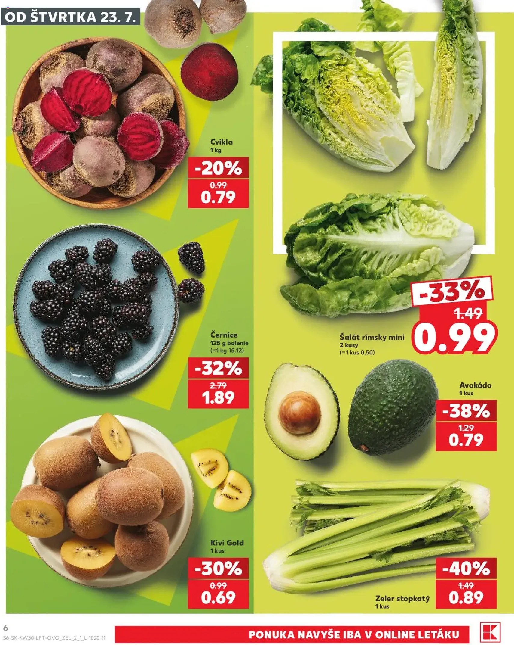 Kaufland leták - platný leták od 23.07.2026 strana 6 z 74