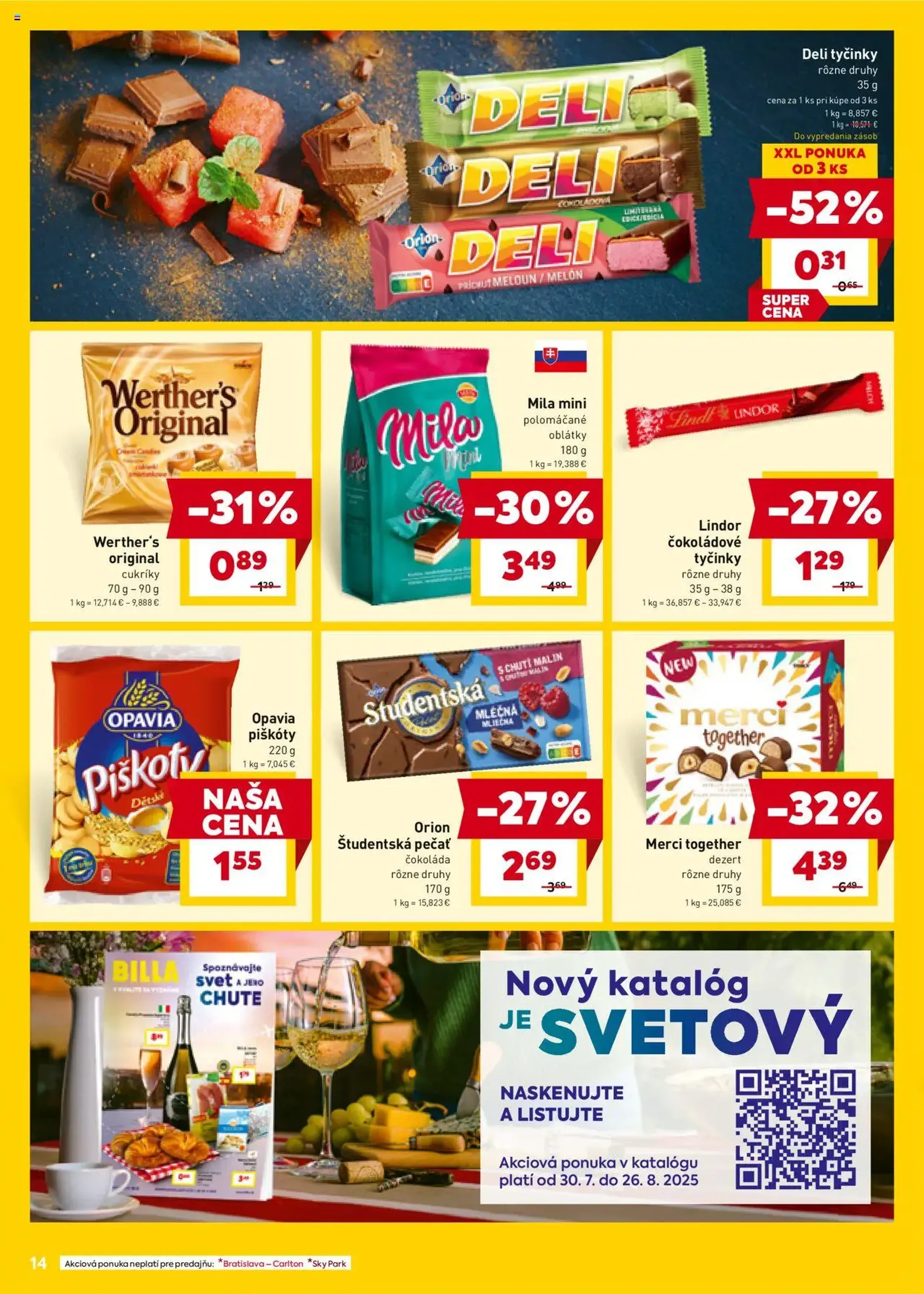 Billa leták - platný leták od 30.07.2025 strana 14 z 24